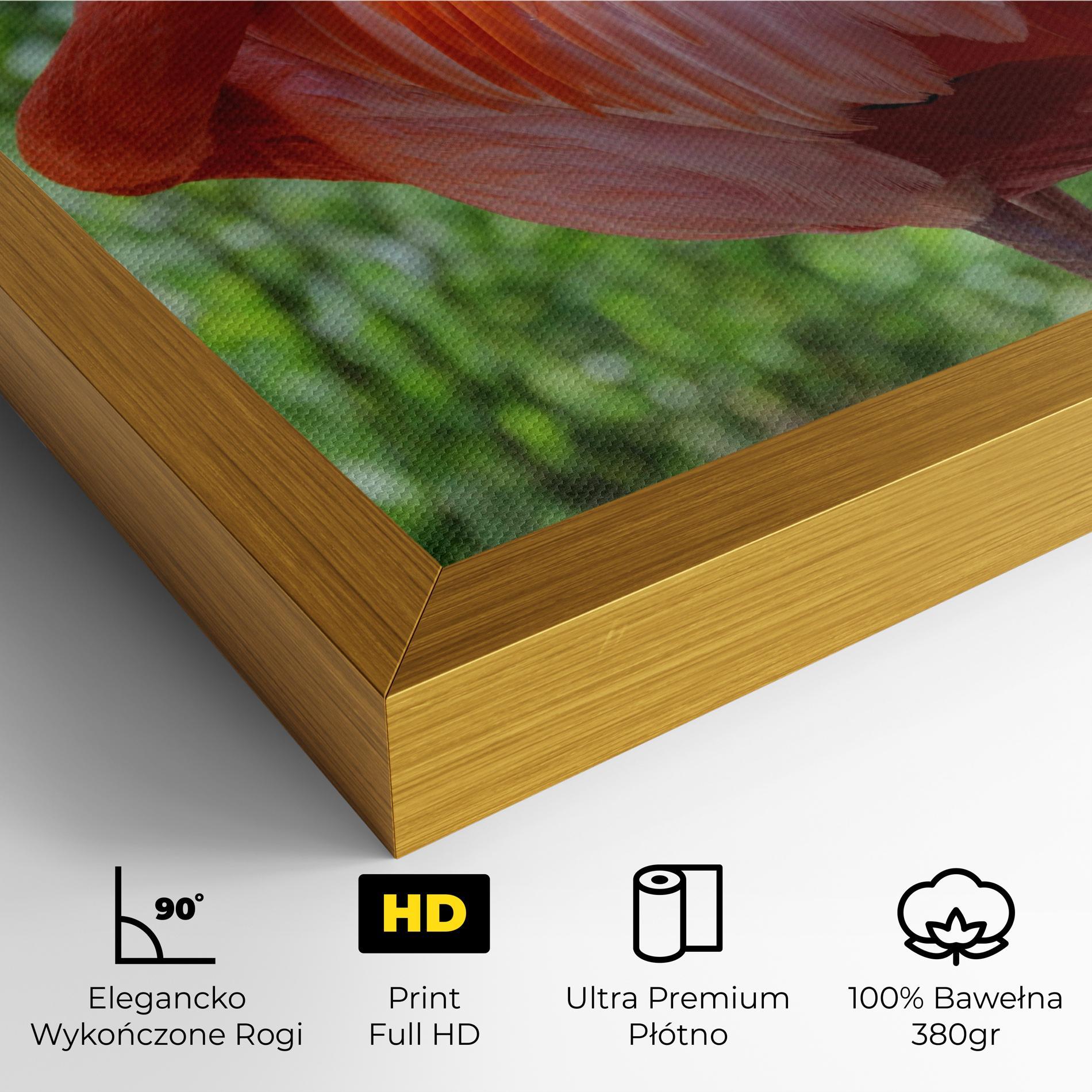 Obraz na Płótnie Red Flamingo mockup 4