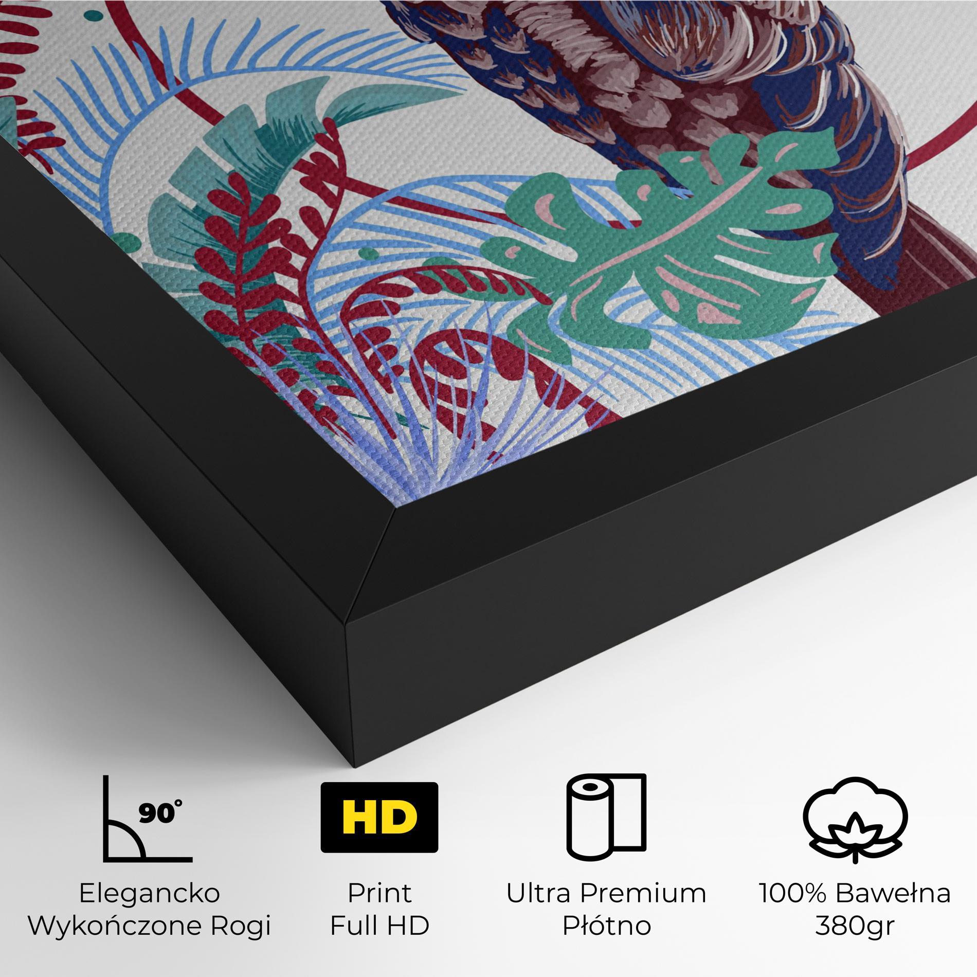 Obraz na Płótnie Bright Bird mockup 4