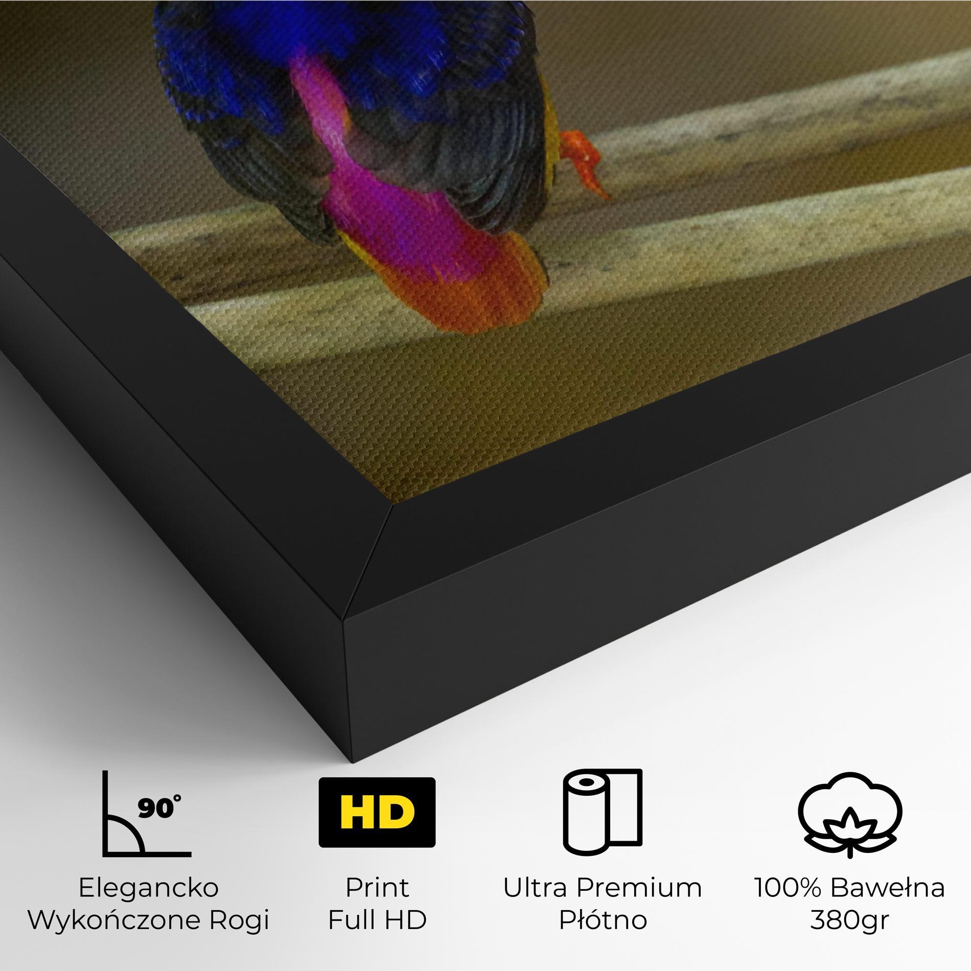 Obraz na Płótnie Colorful Bird mockup 4