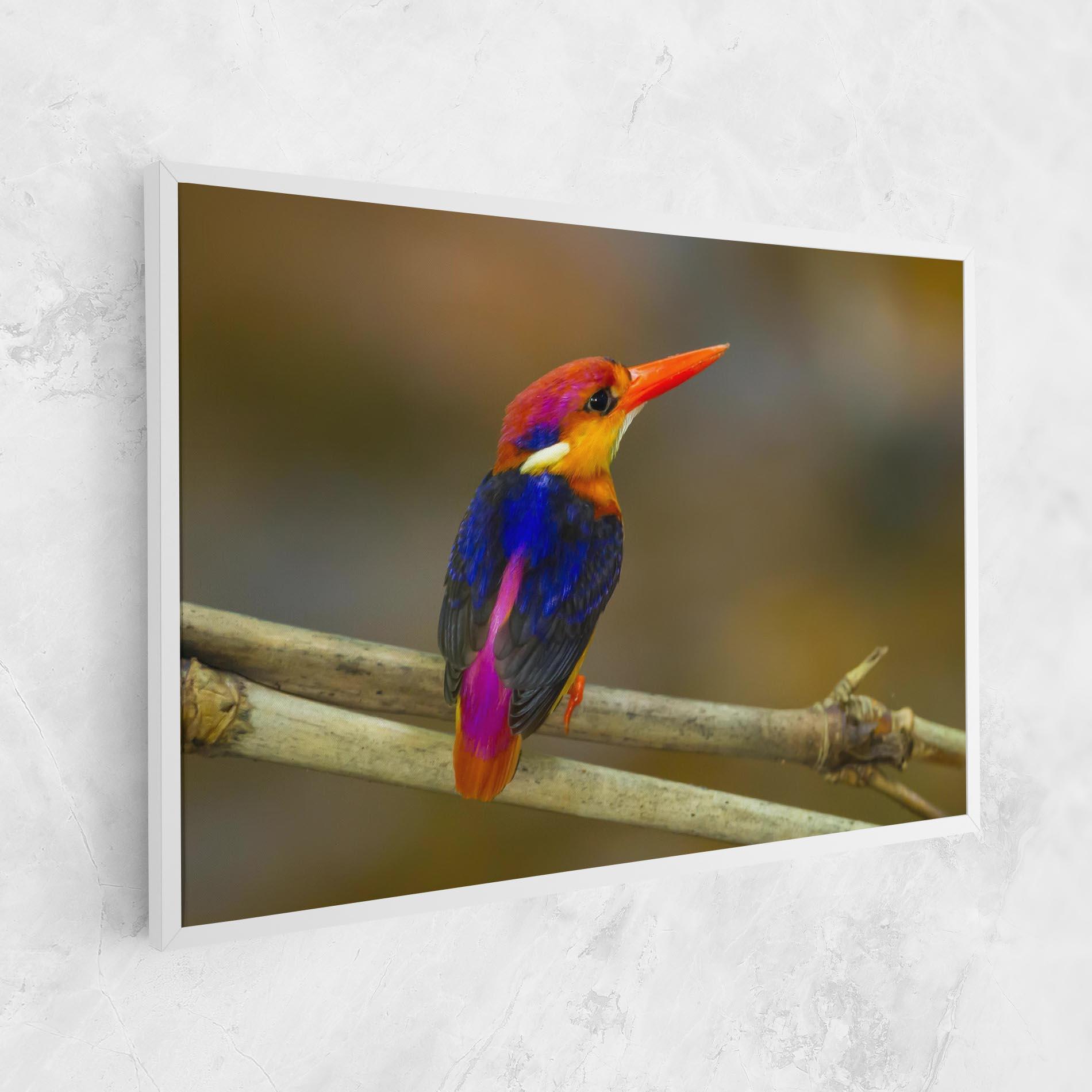 Obraz na Płótnie Colorful Bird mockup 1