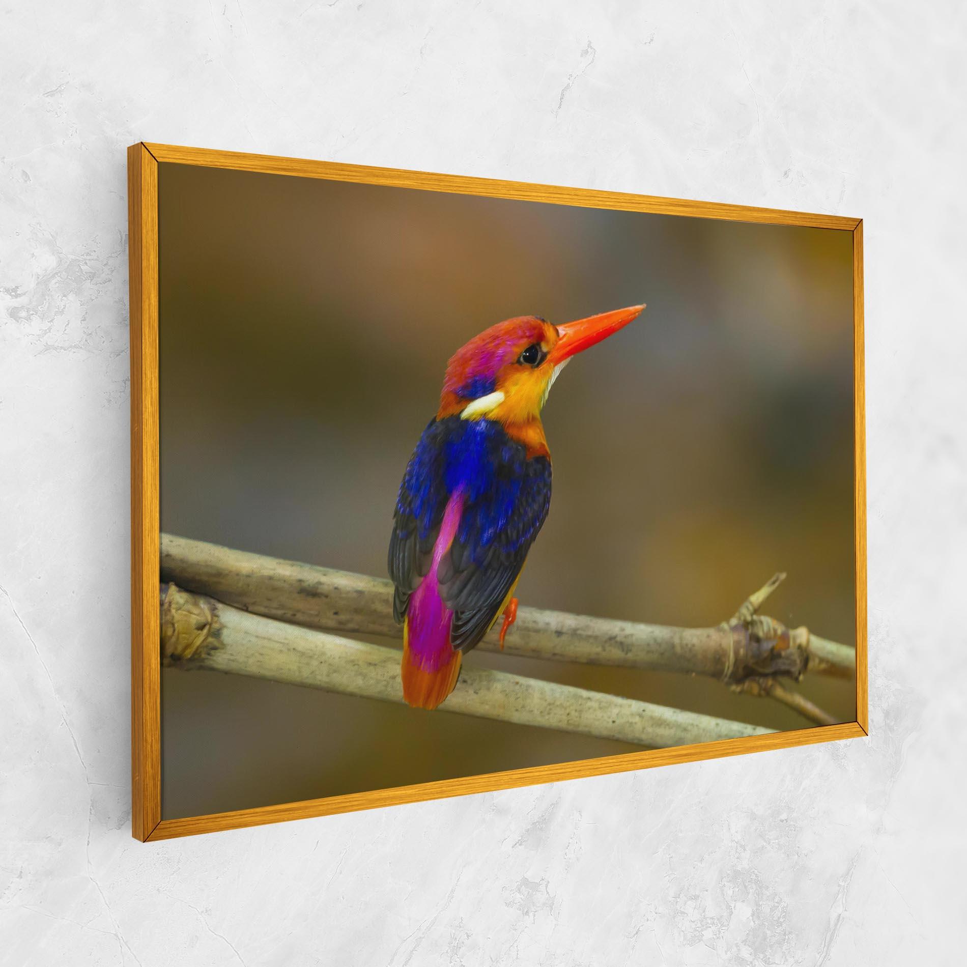 Obraz na Płótnie Colorful Bird mockup 1
