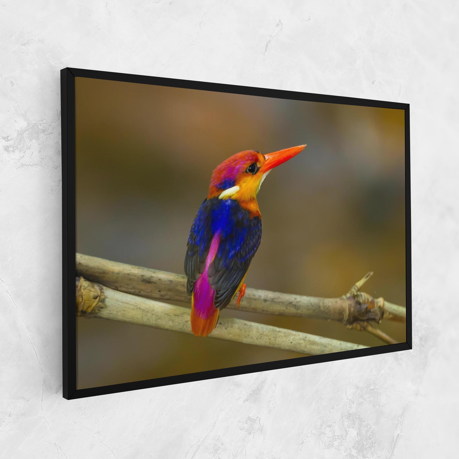 Obraz na Płótnie Colorful Bird mockup 1