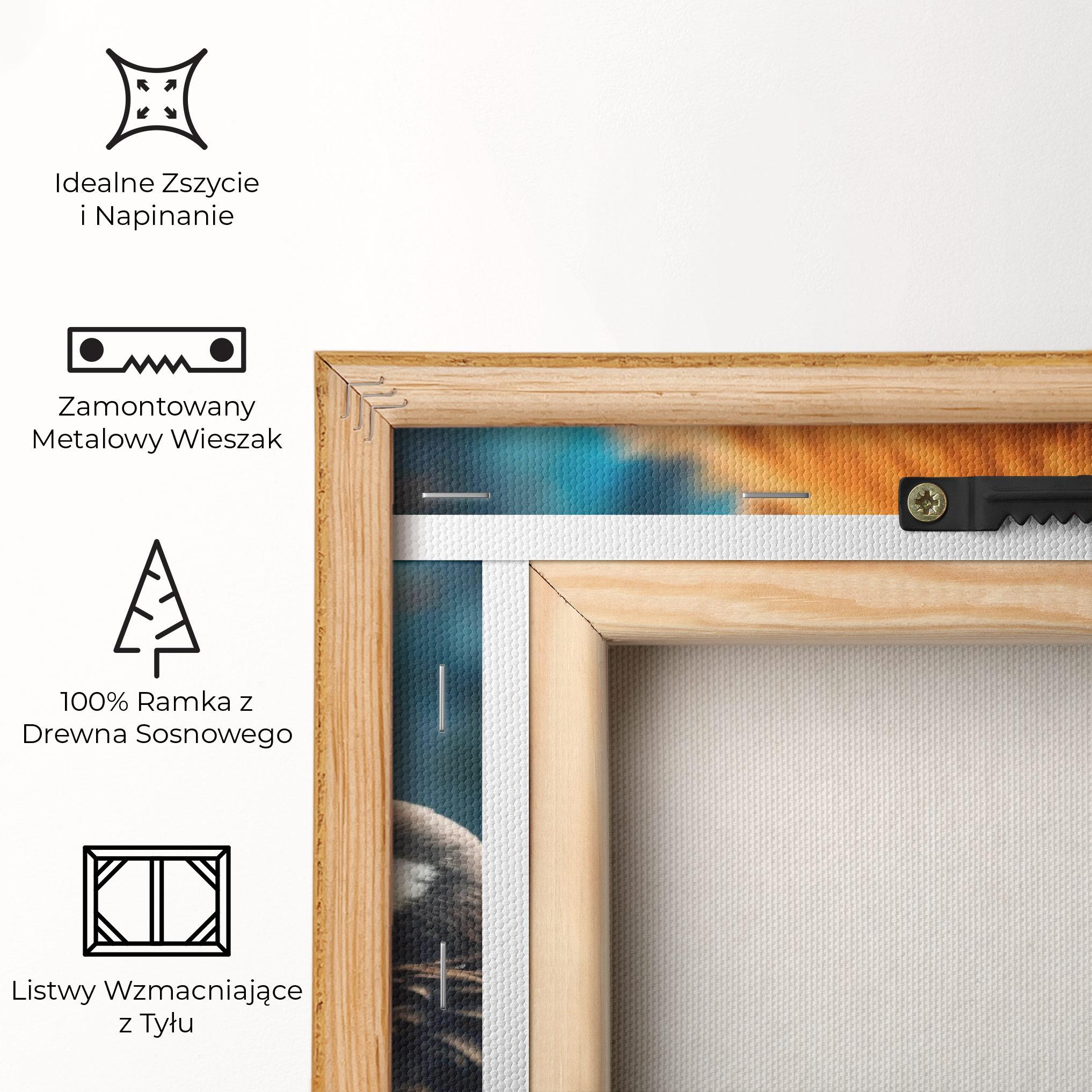 Obraz na Płótnie Bear With Eagle mockup 5