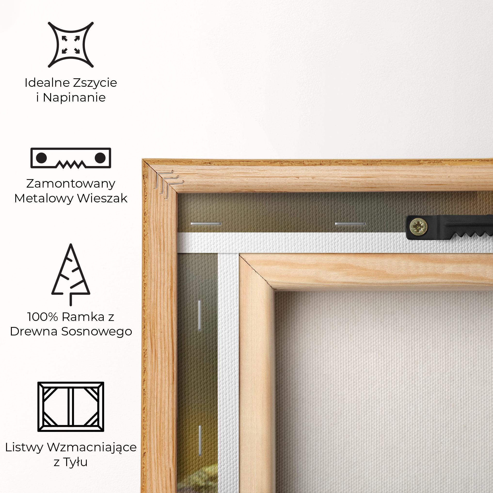 Obraz na Płótnie Colorful Bird mockup 5