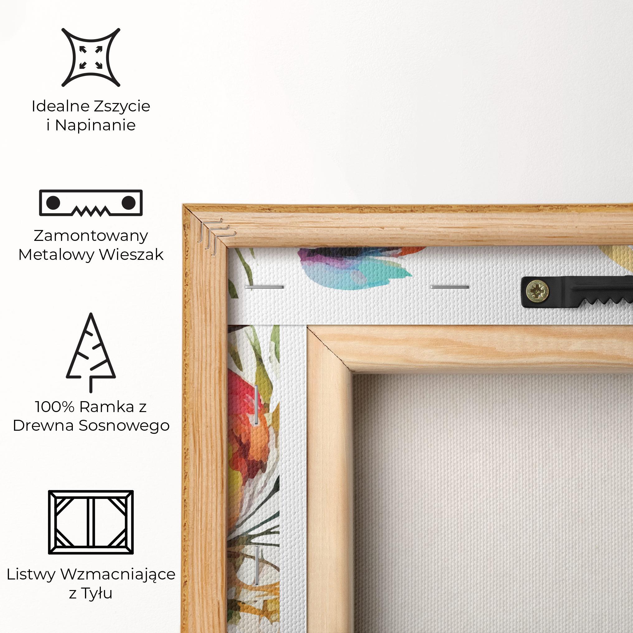 Obraz na Płótnie Colorful Birds mockup 5