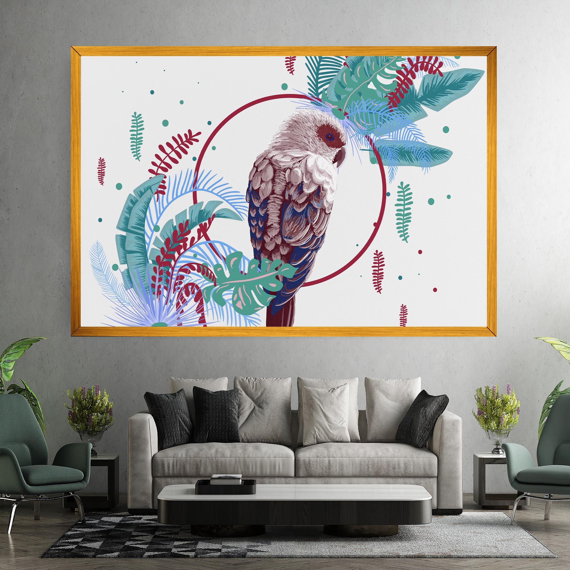 Obraz na Płótnie Bright Bird mockup 7