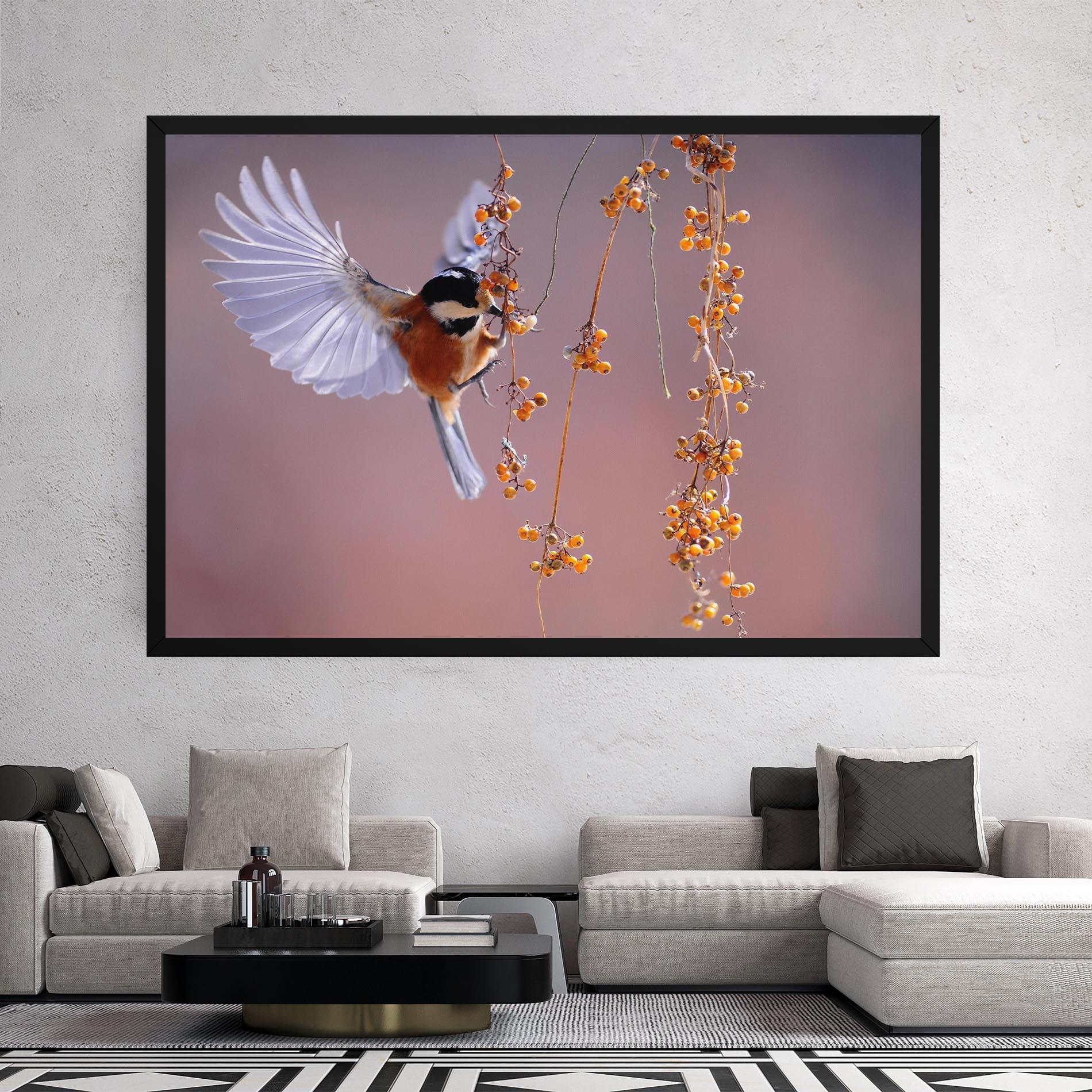 Obraz na Płótnie Woodpecker mockup 2