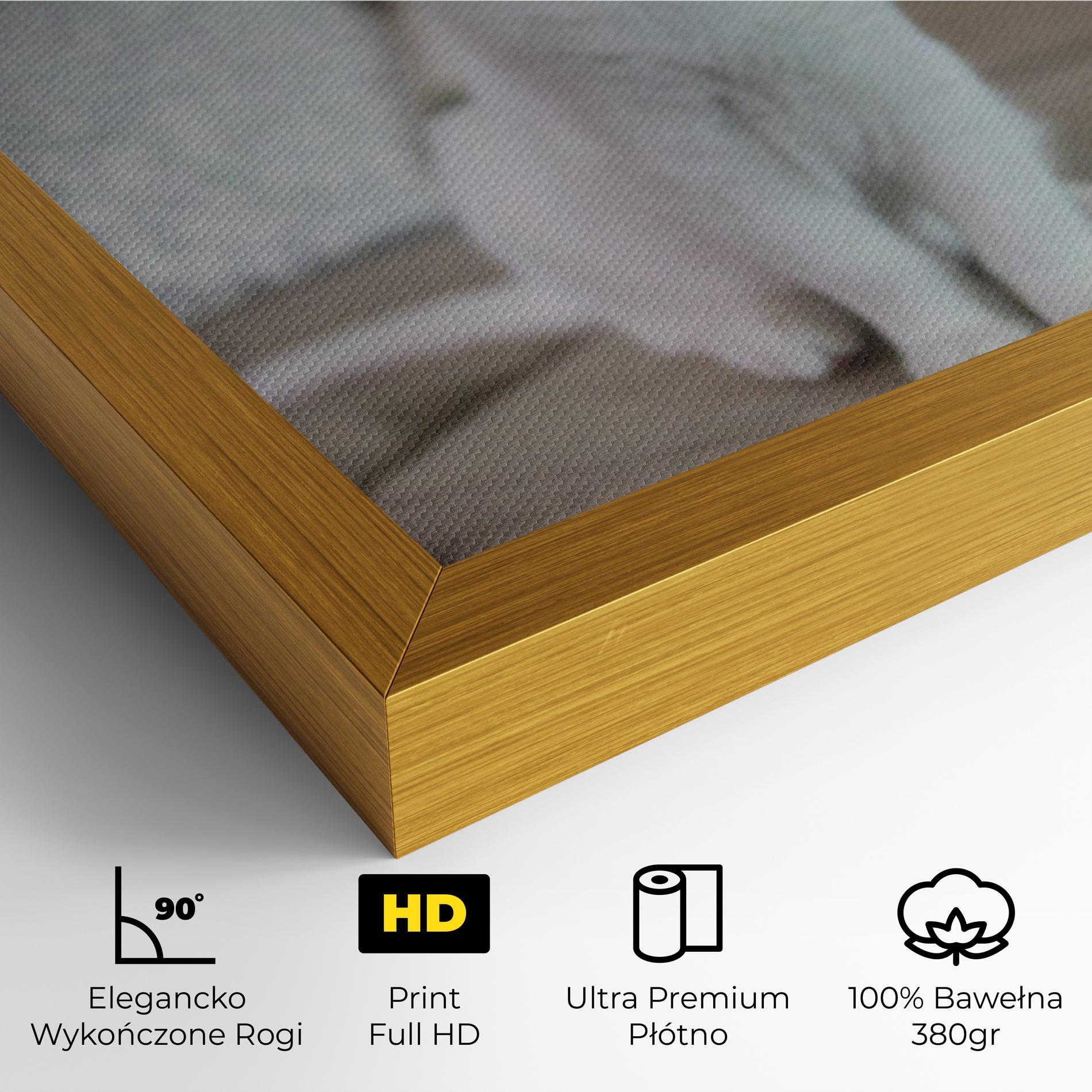 Obraz na Płótnie Beautiful White Cat mockup 4