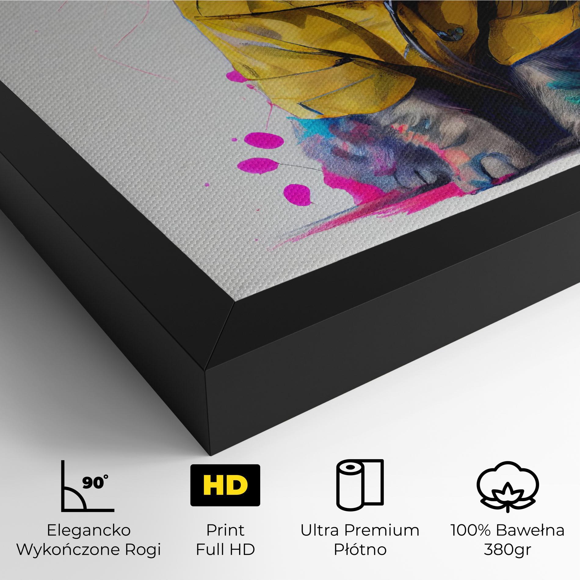 Obraz na Płótnie Fluffy Kitten With Clothes mockup 4