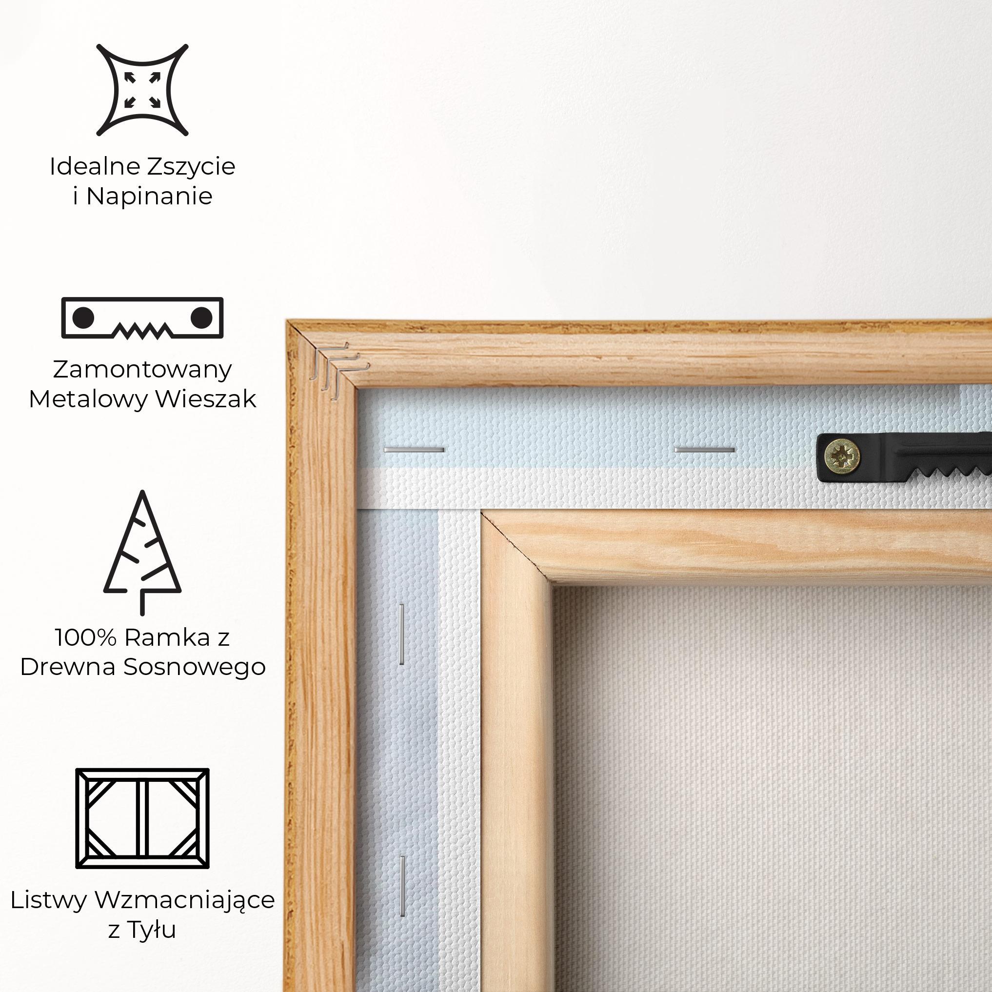 Obraz na Płótnie Dreamy White Cat mockup 5