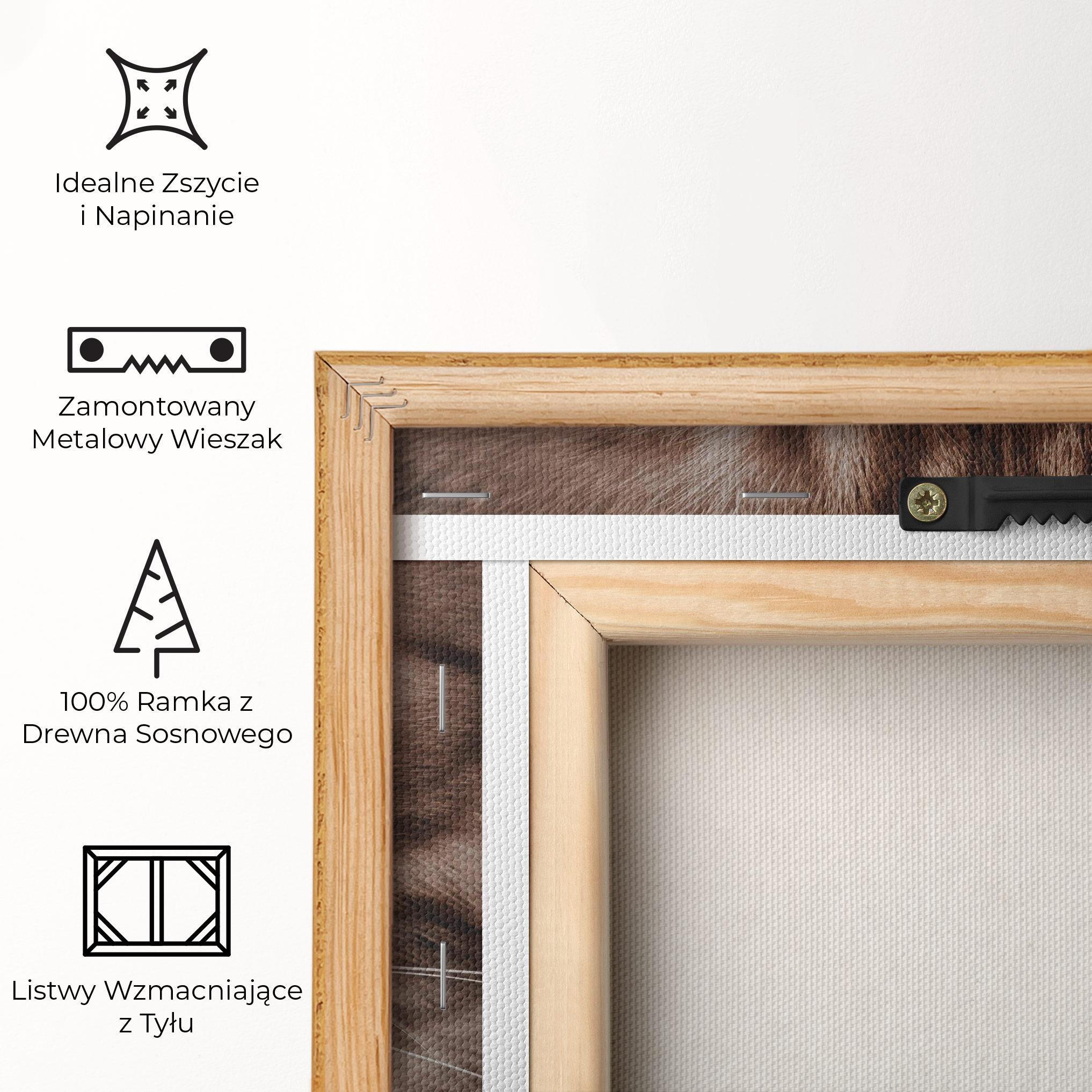 Obraz na Płótnie Fire Eyes Cat mockup 5