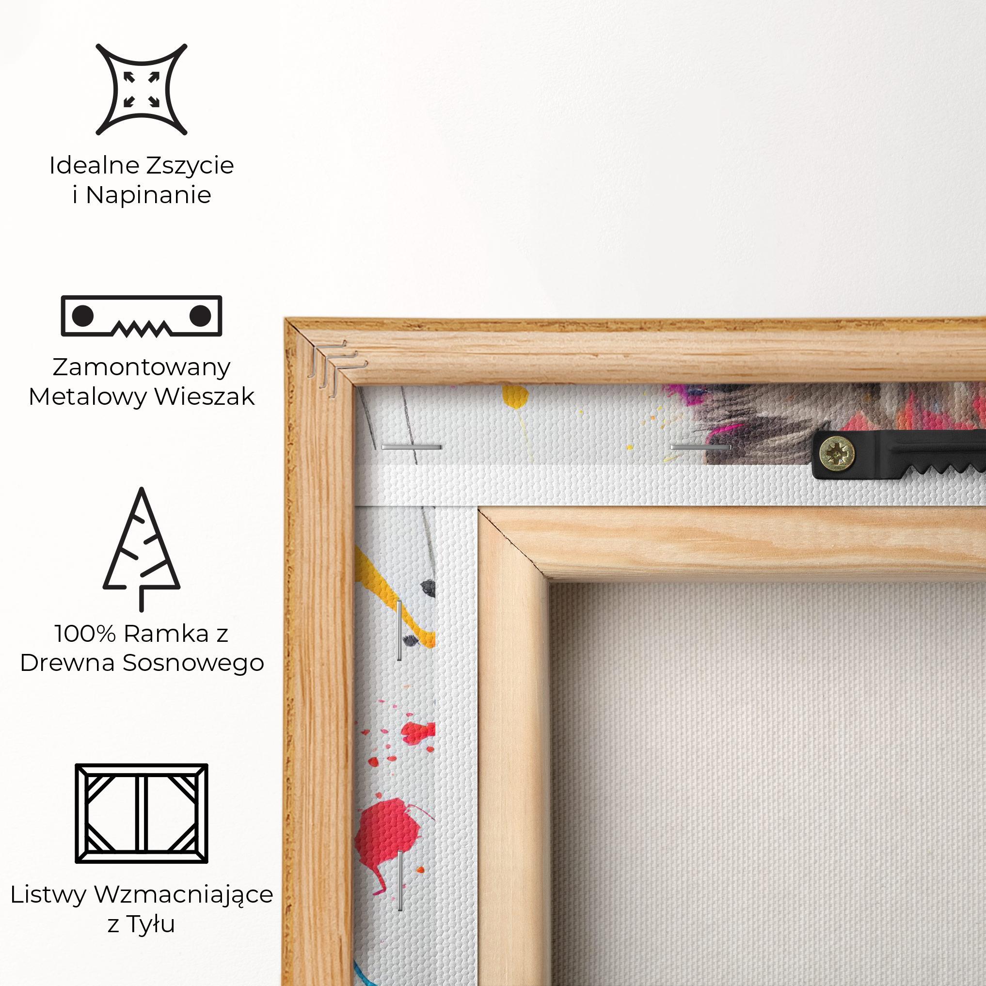 Obraz na Płótnie Fluffy Kitten With Clothes mockup 5