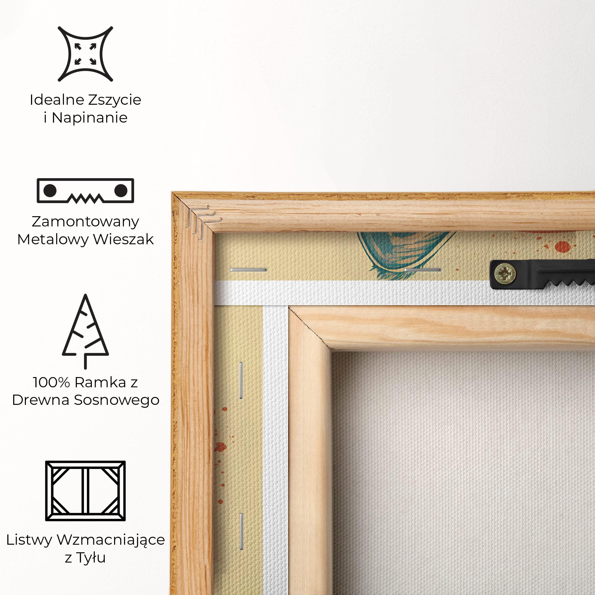 Obraz na Płótnie Red Glasses Cat mockup 5