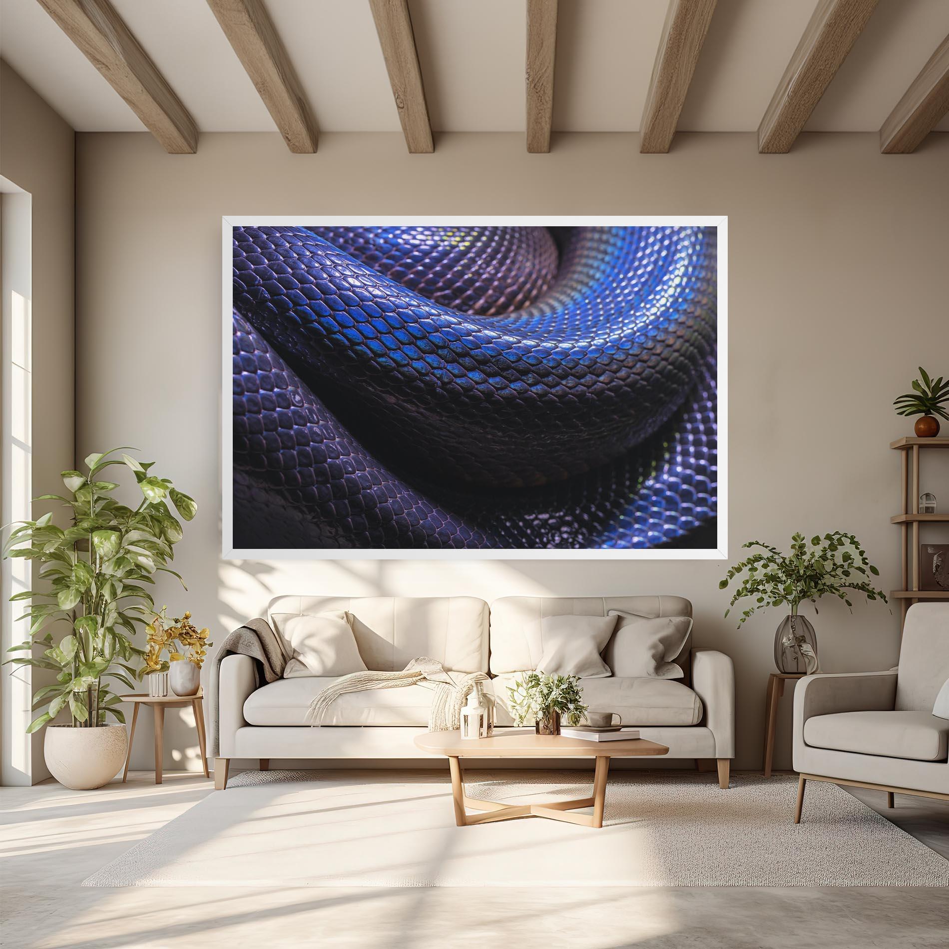 Obraz na Płótnie Snake Skin mockup 6