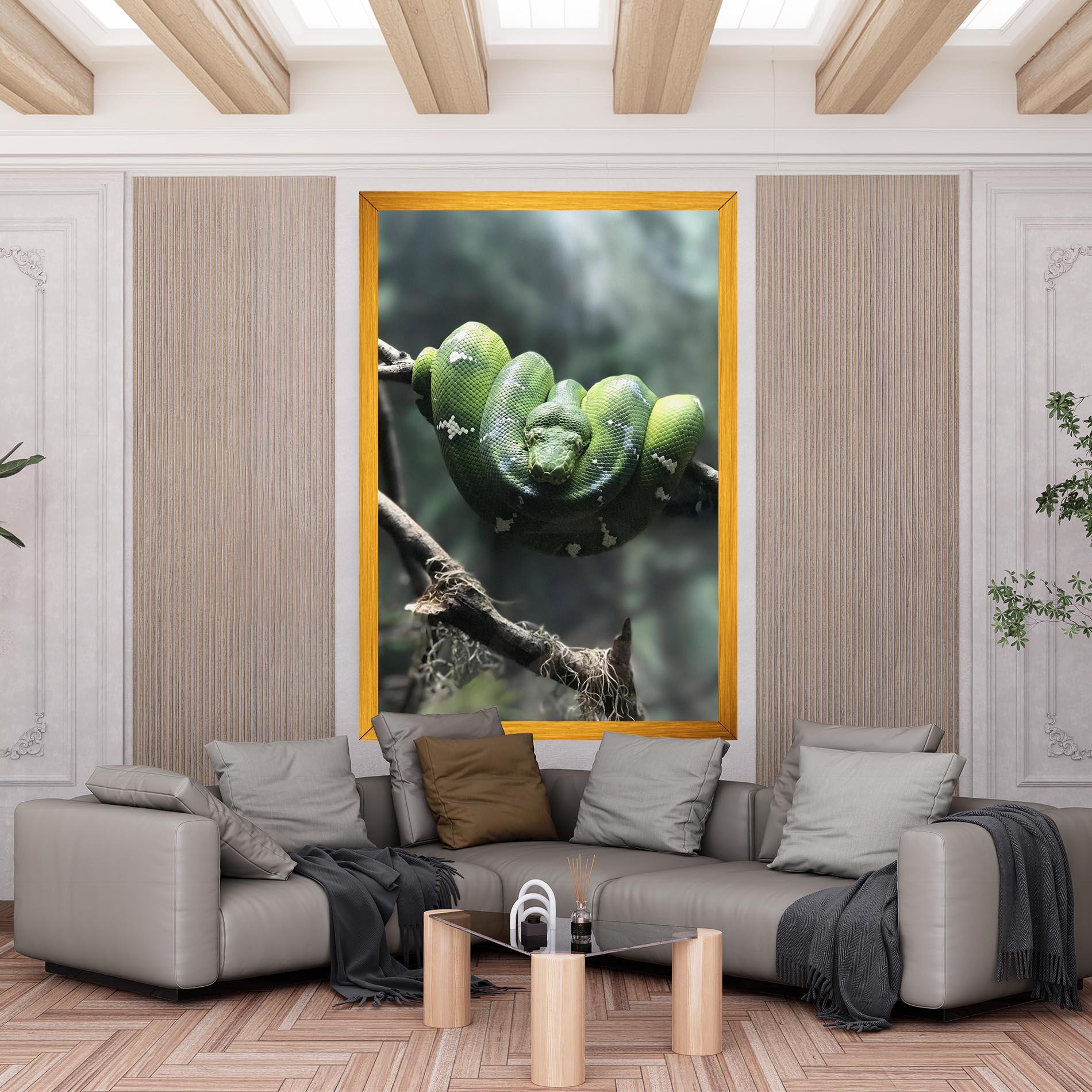 Obraz na Płótnie Sleepy Snake mockup 6