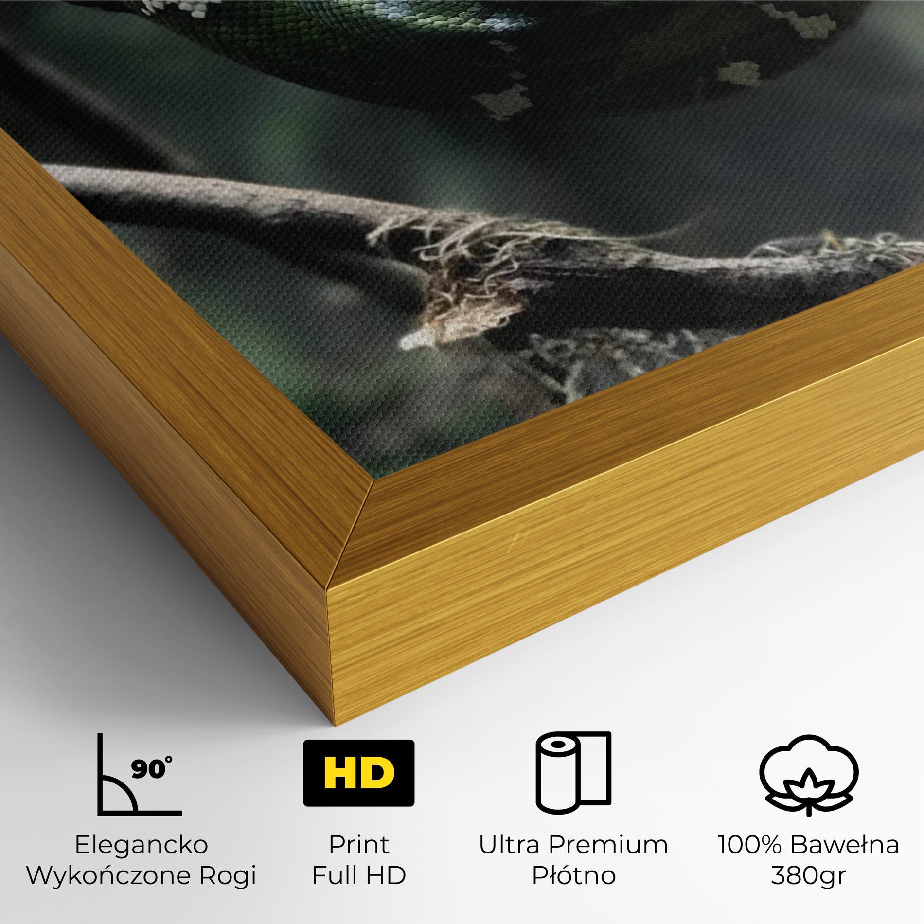 Obraz na Płótnie Sleepy Snake mockup 4