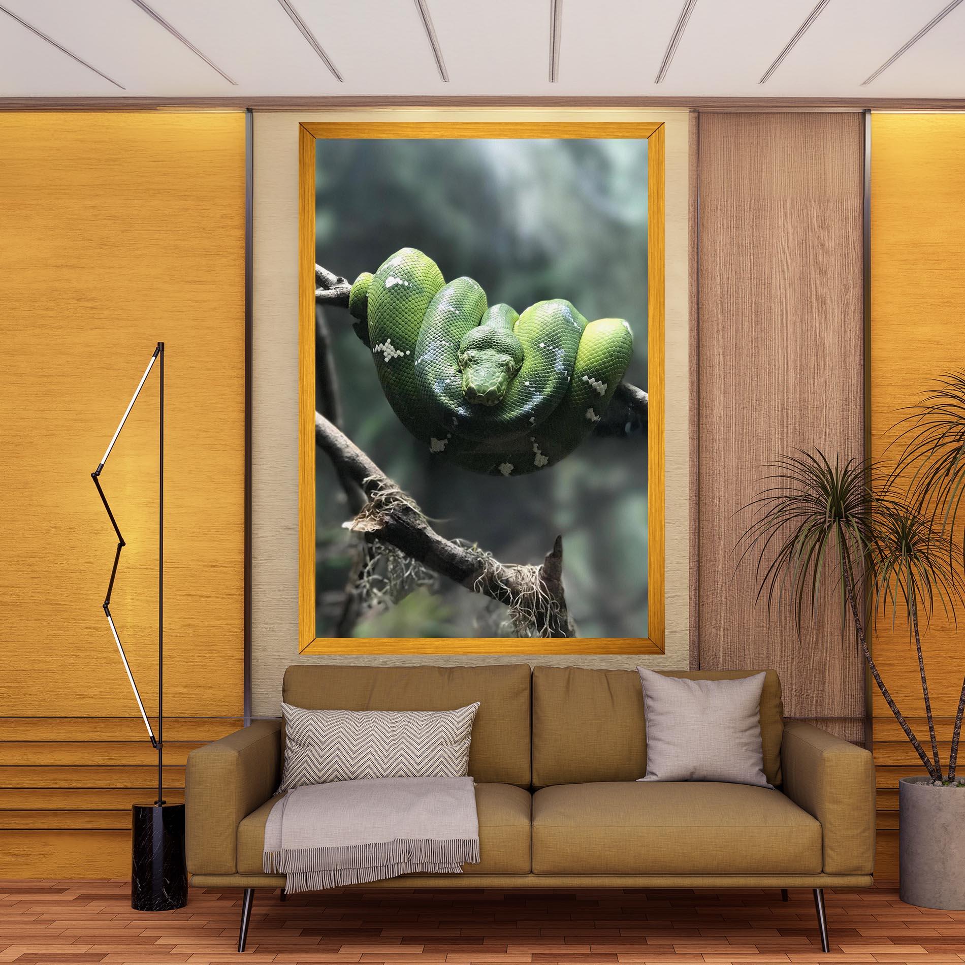 Obraz na Płótnie Sleepy Snake mockup 9