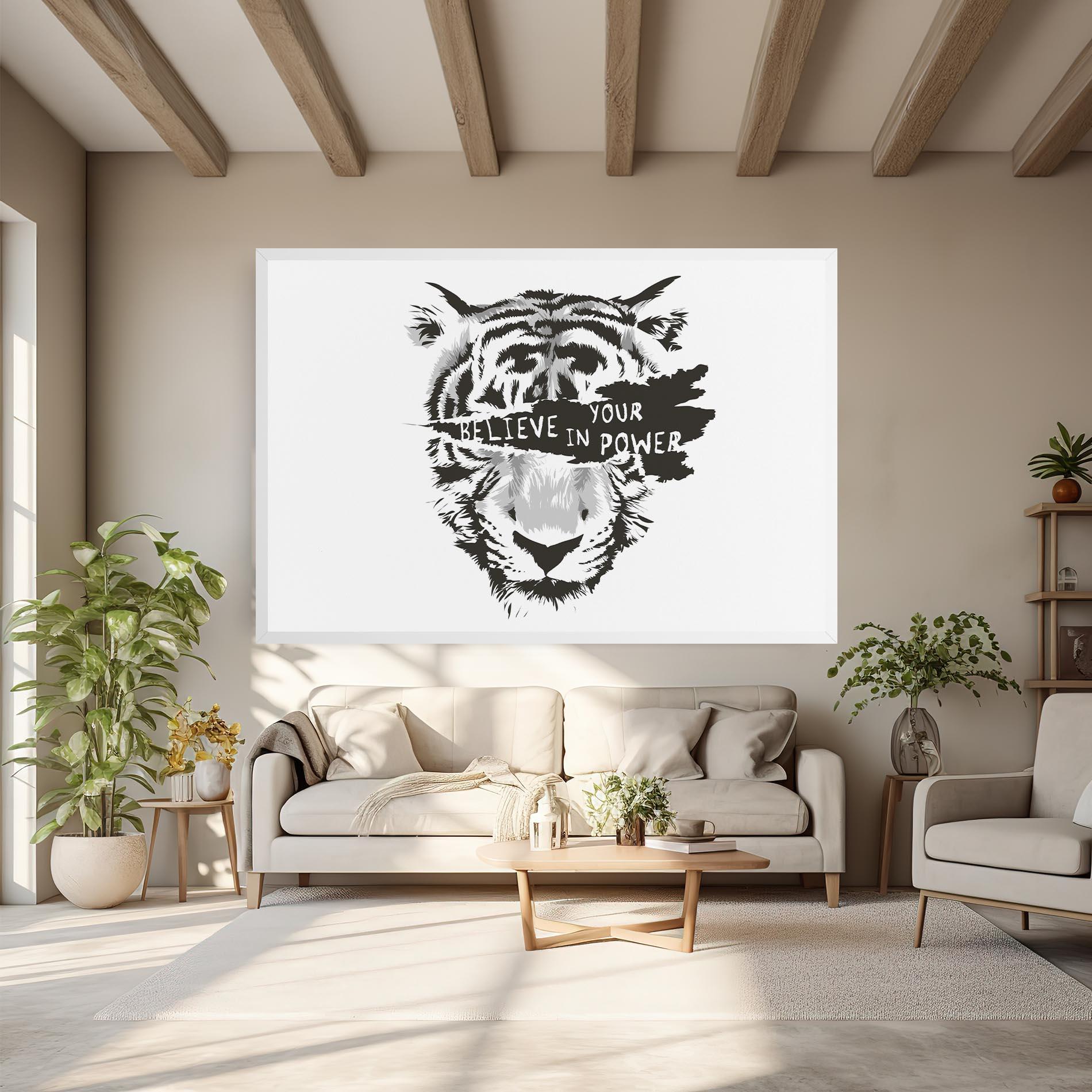 Obraz na Płótnie Belive In Your Power mockup 6