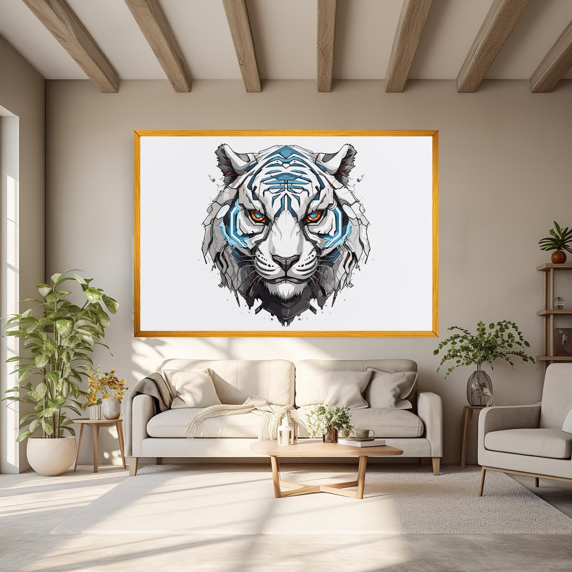 Cyborg Tiger mockup 6