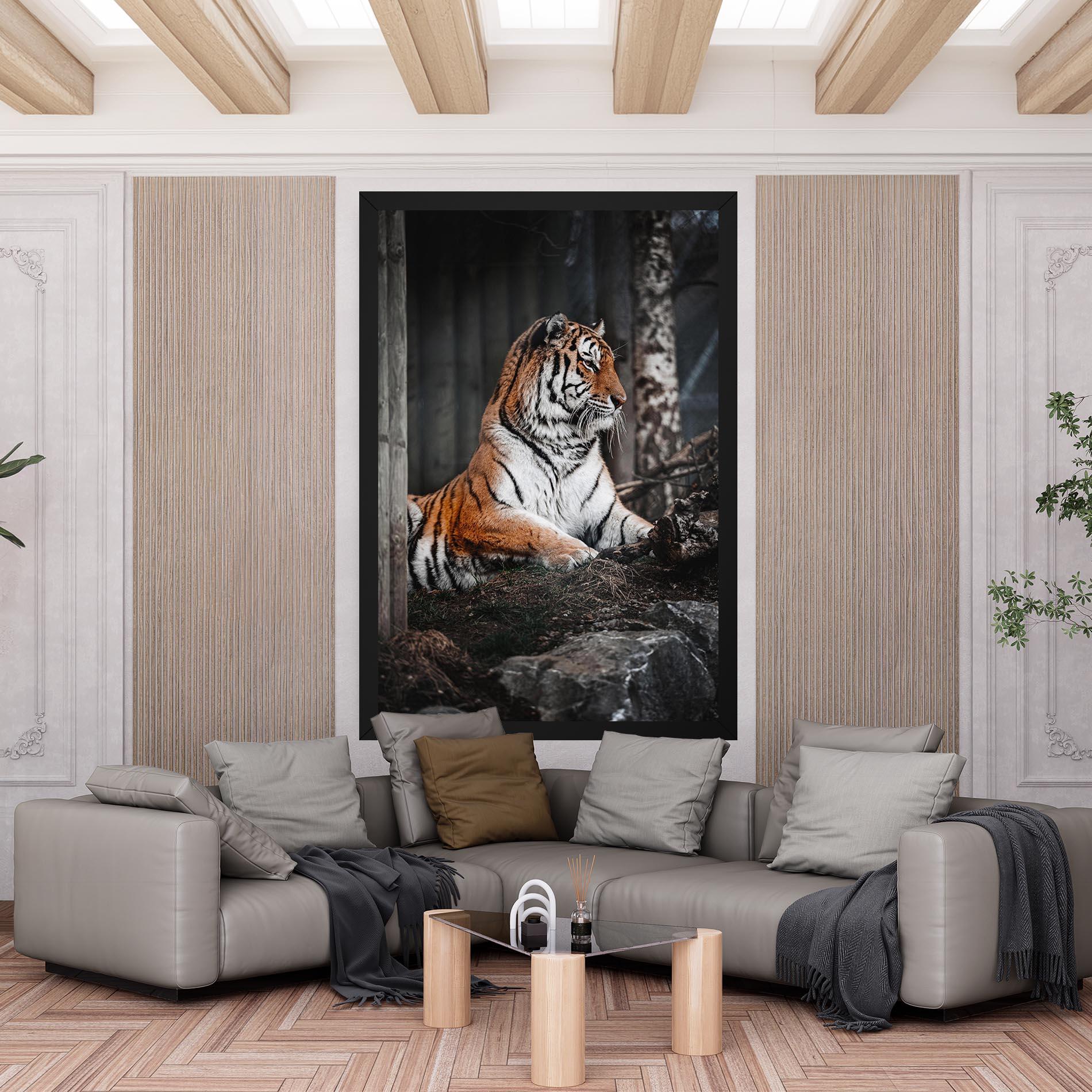 Obraz na Płótnie Forest Tiger mockup 6