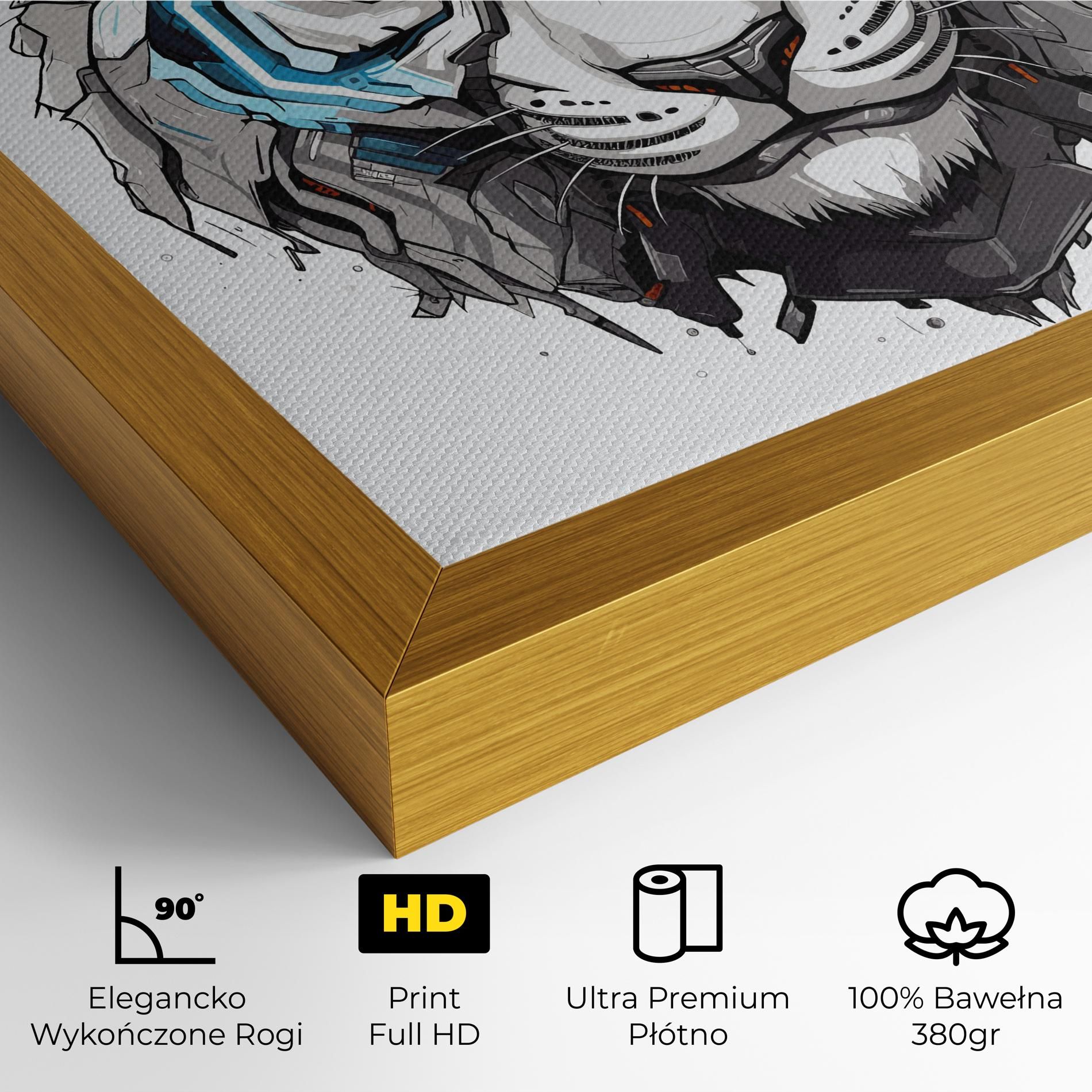 Cyborg Tiger mockup 4