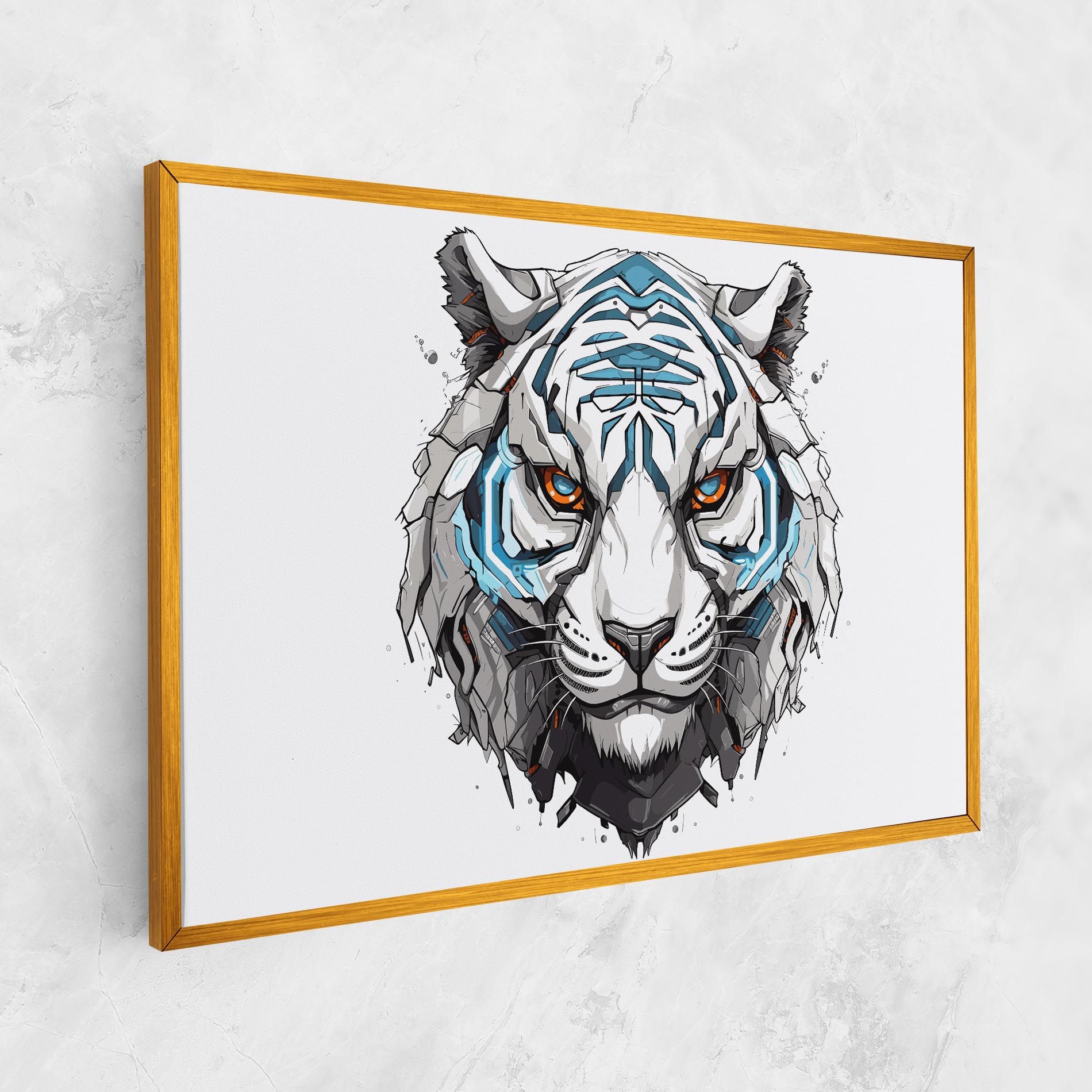 Cyborg Tiger mockup 1