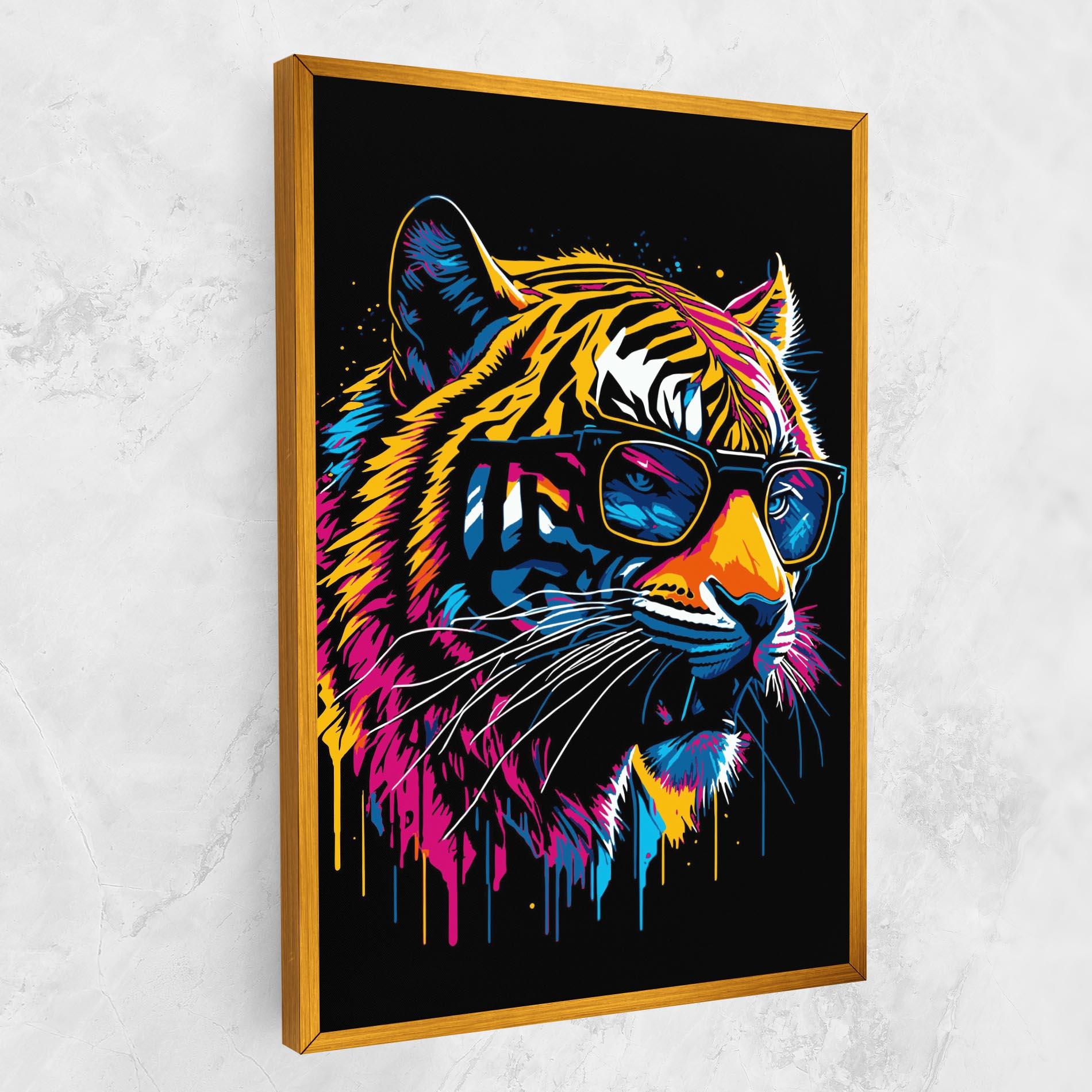 Obraz na Płótnie Cool Tiger mockup 1
