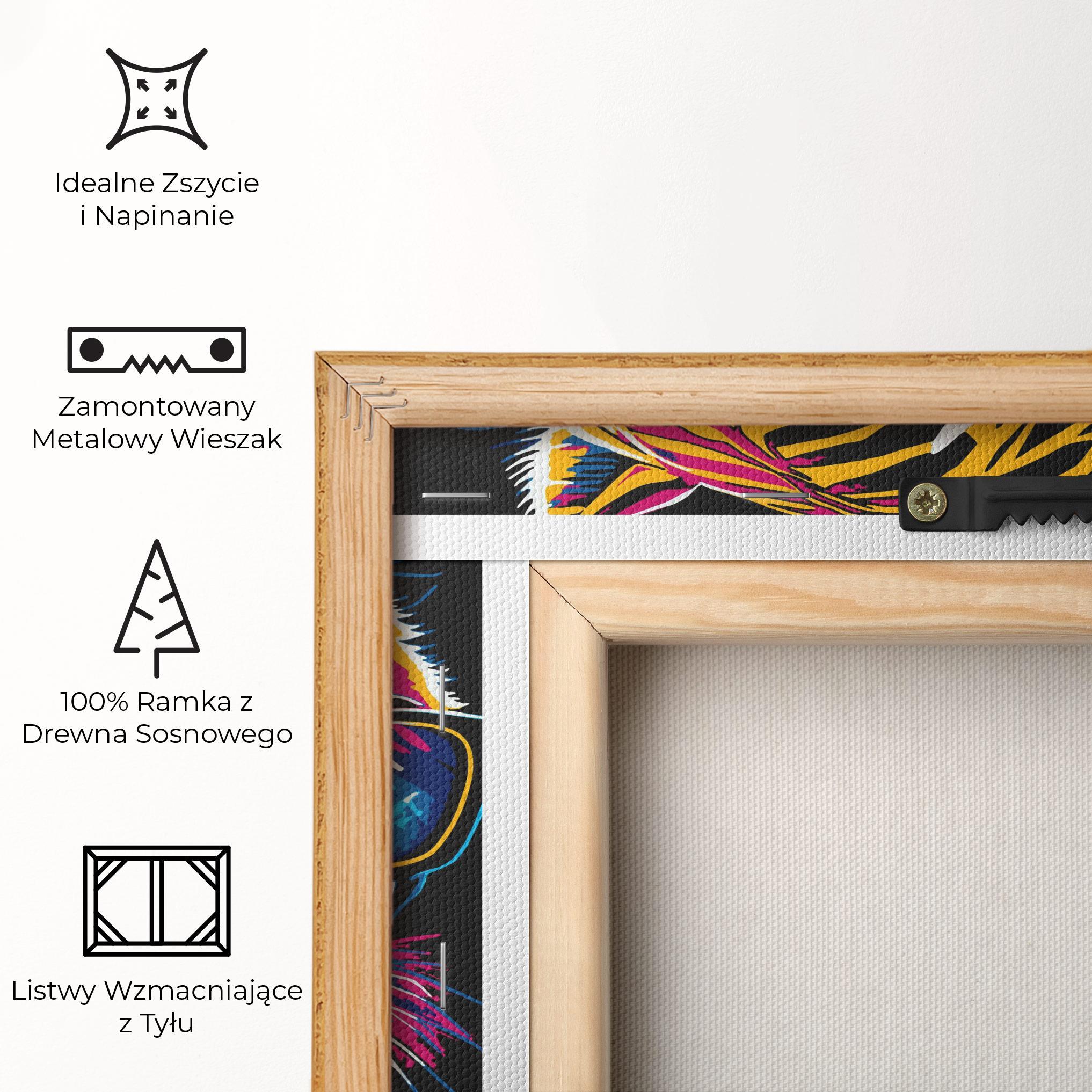 Obraz na Płótnie Cool Tiger mockup 5