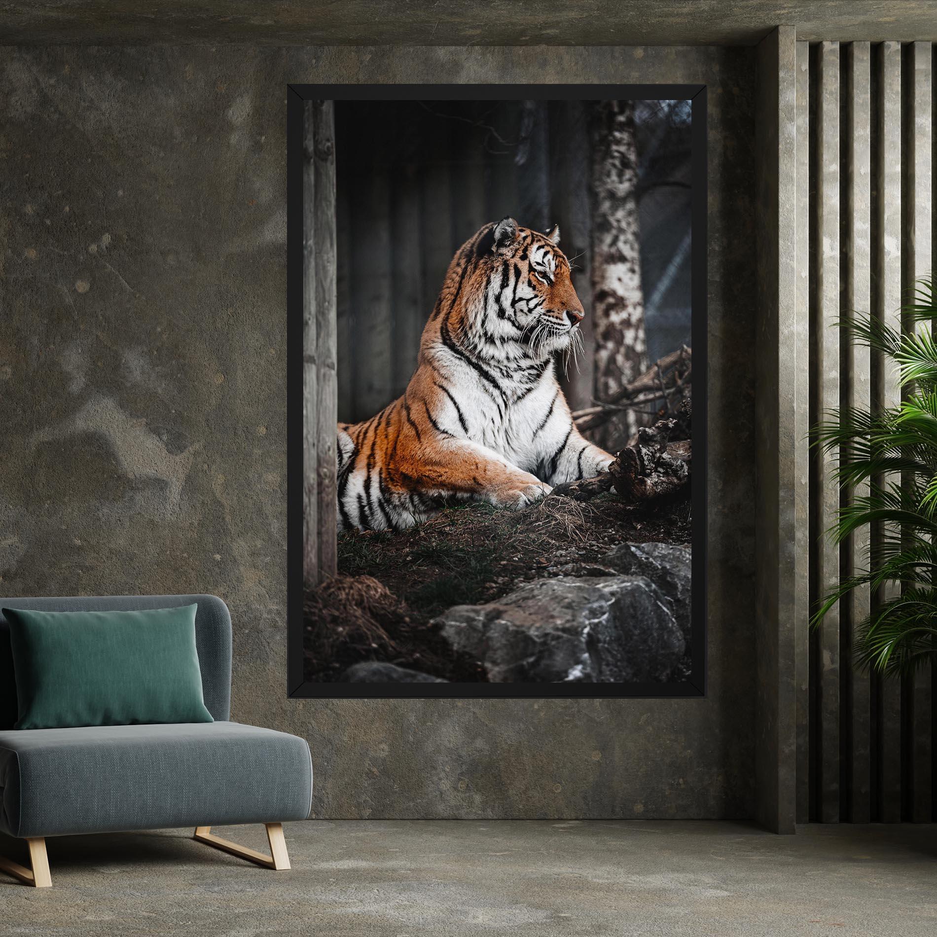 Obraz na Płótnie Forest Tiger mockup 7