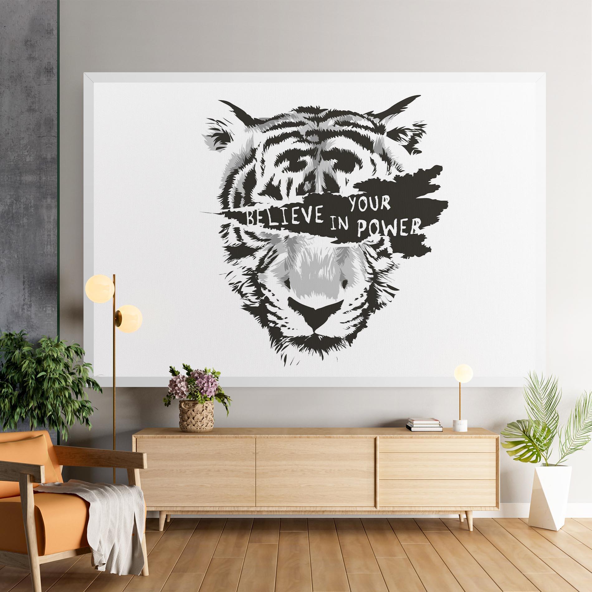 Obraz na Płótnie Belive In Your Power mockup 9