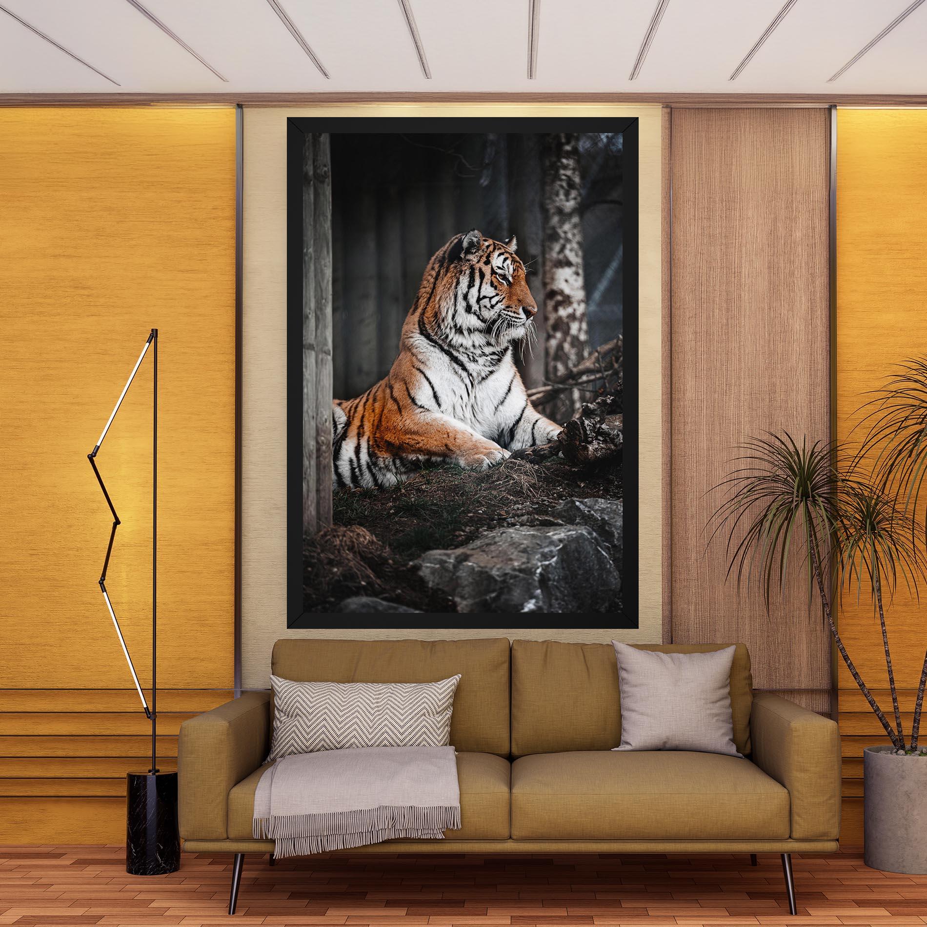 Obraz na Płótnie Forest Tiger mockup 9