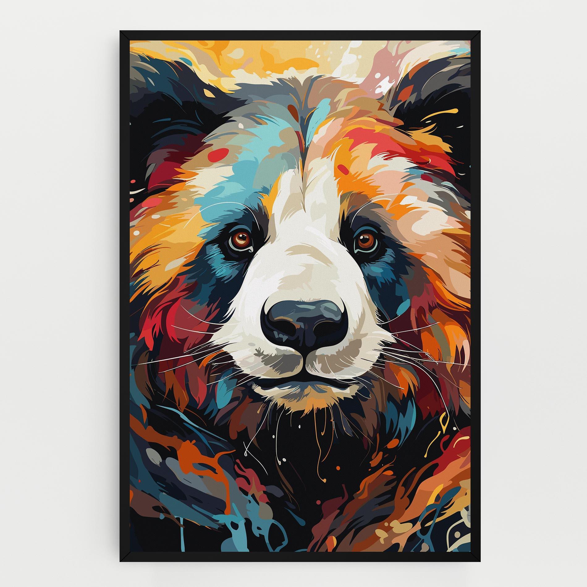 Obraz na Płótnie Cream Color Bear mockup 0