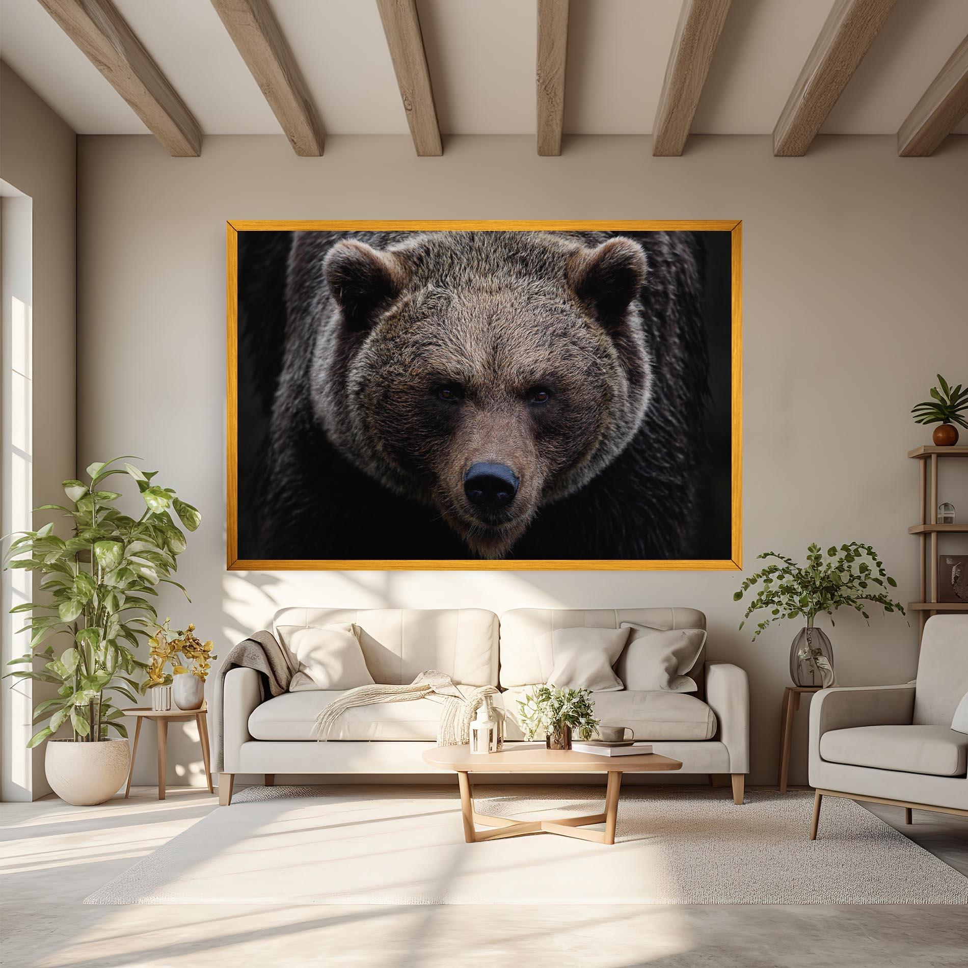 Obraz na Płótnie Brown Bear mockup 6