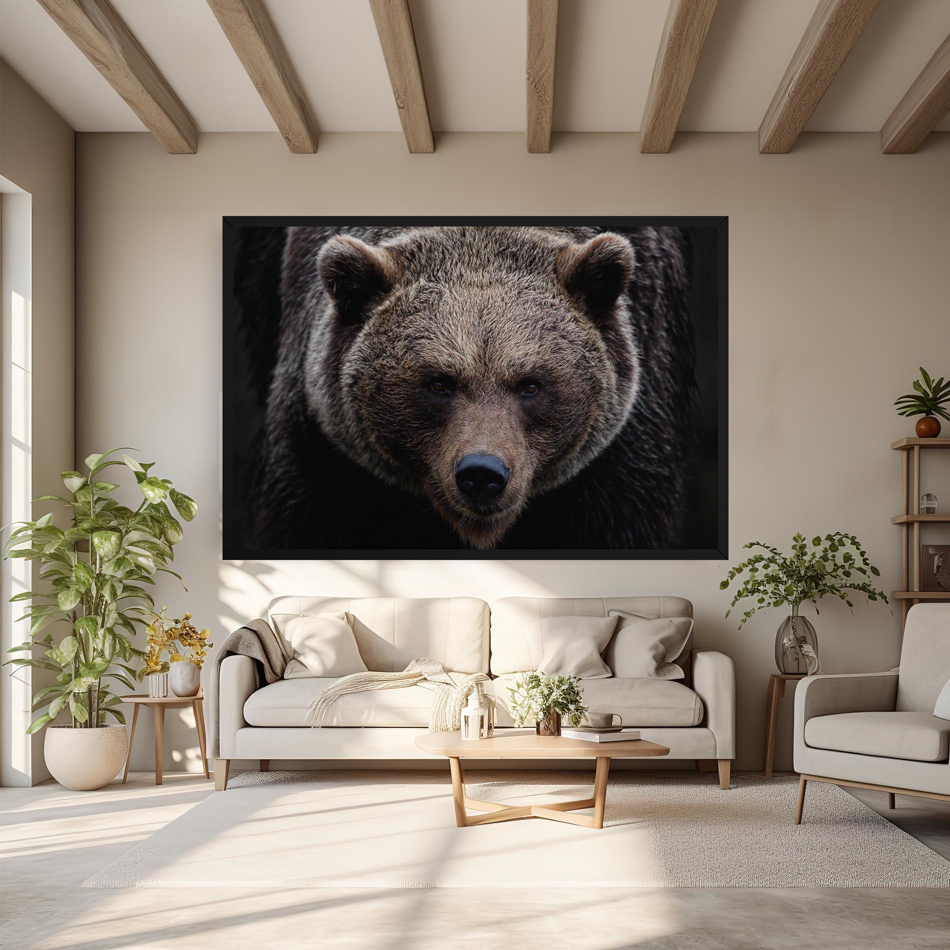 Obraz na Płótnie Brown Bear mockup 6