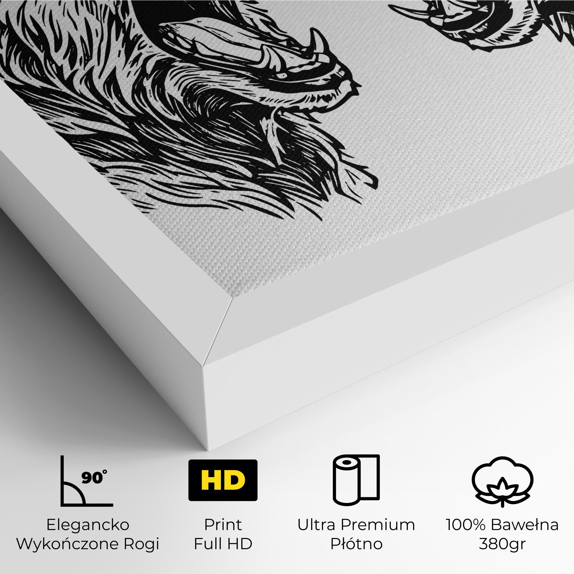 Obraz na Płótnie Bear Bite mockup 4