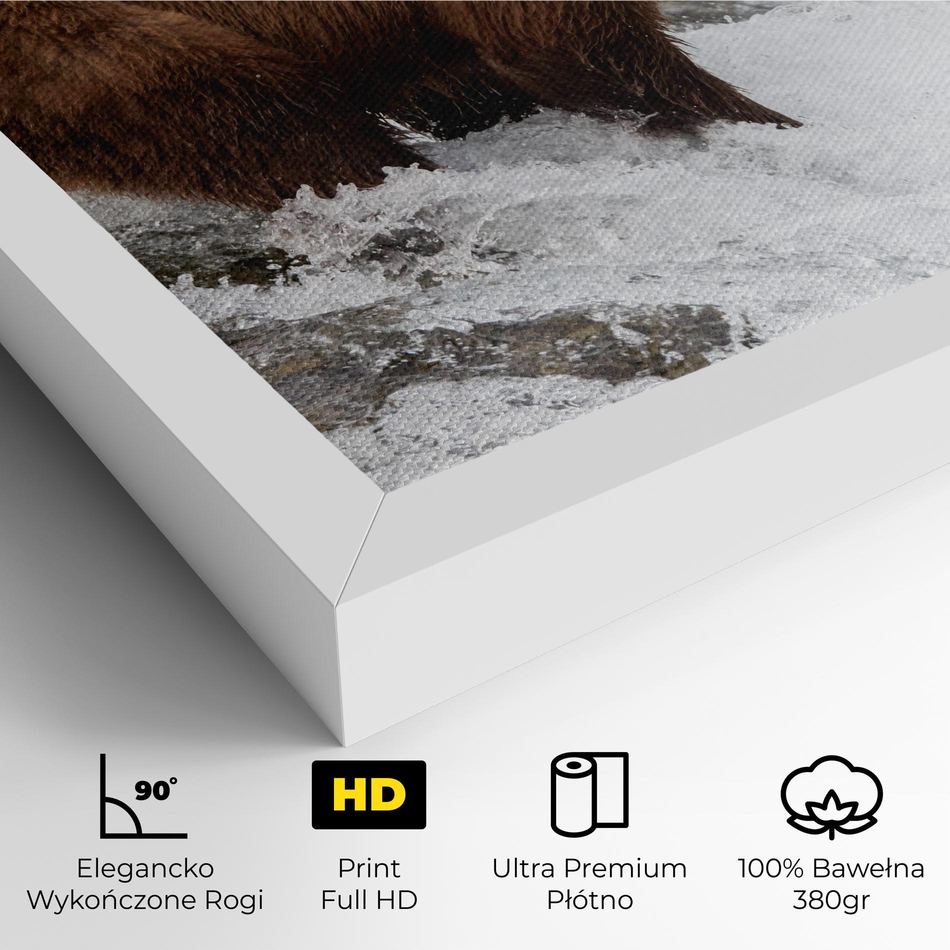 Obraz na Płótnie Bear Hunting mockup 4