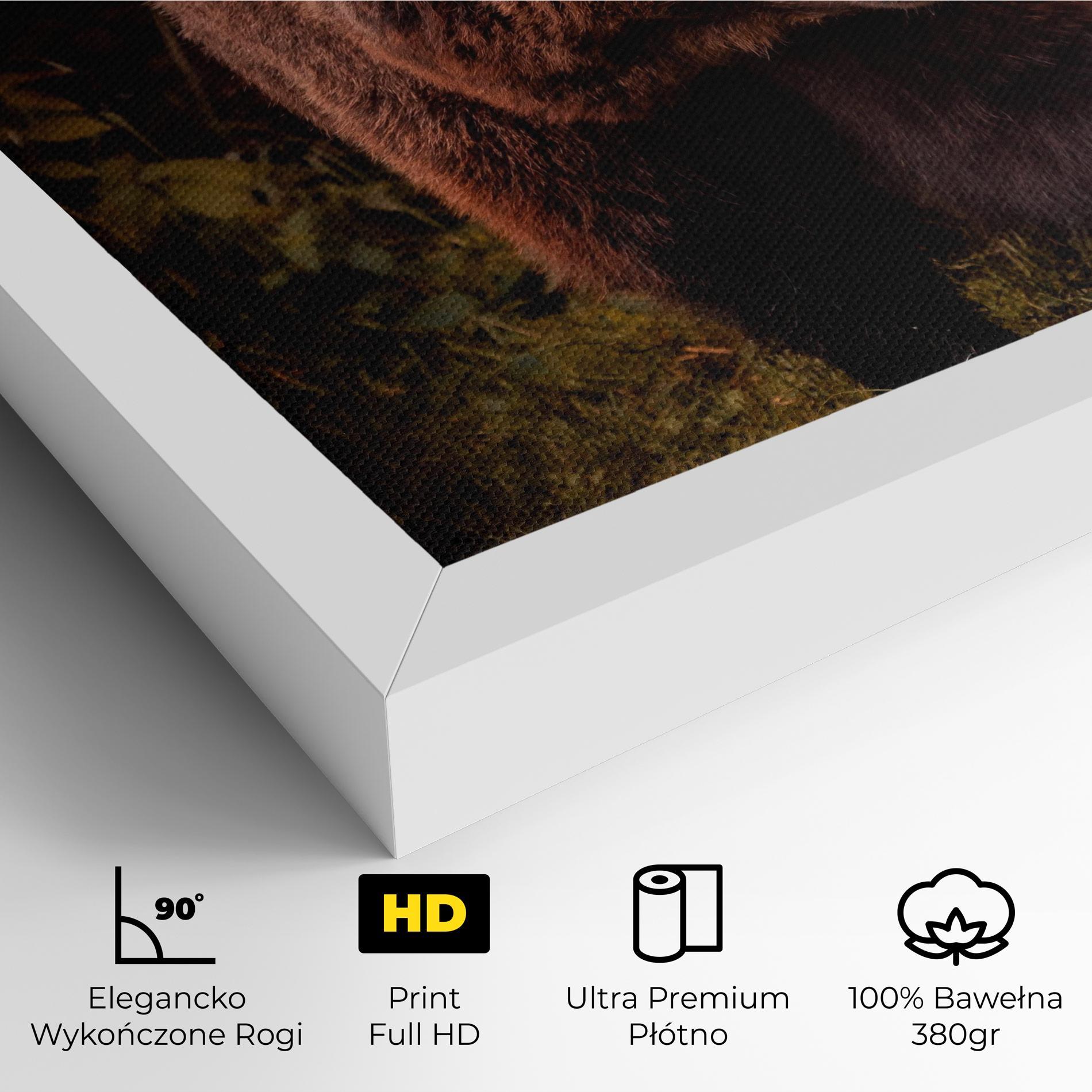 Obraz na Płótnie Brown Bear mockup 4