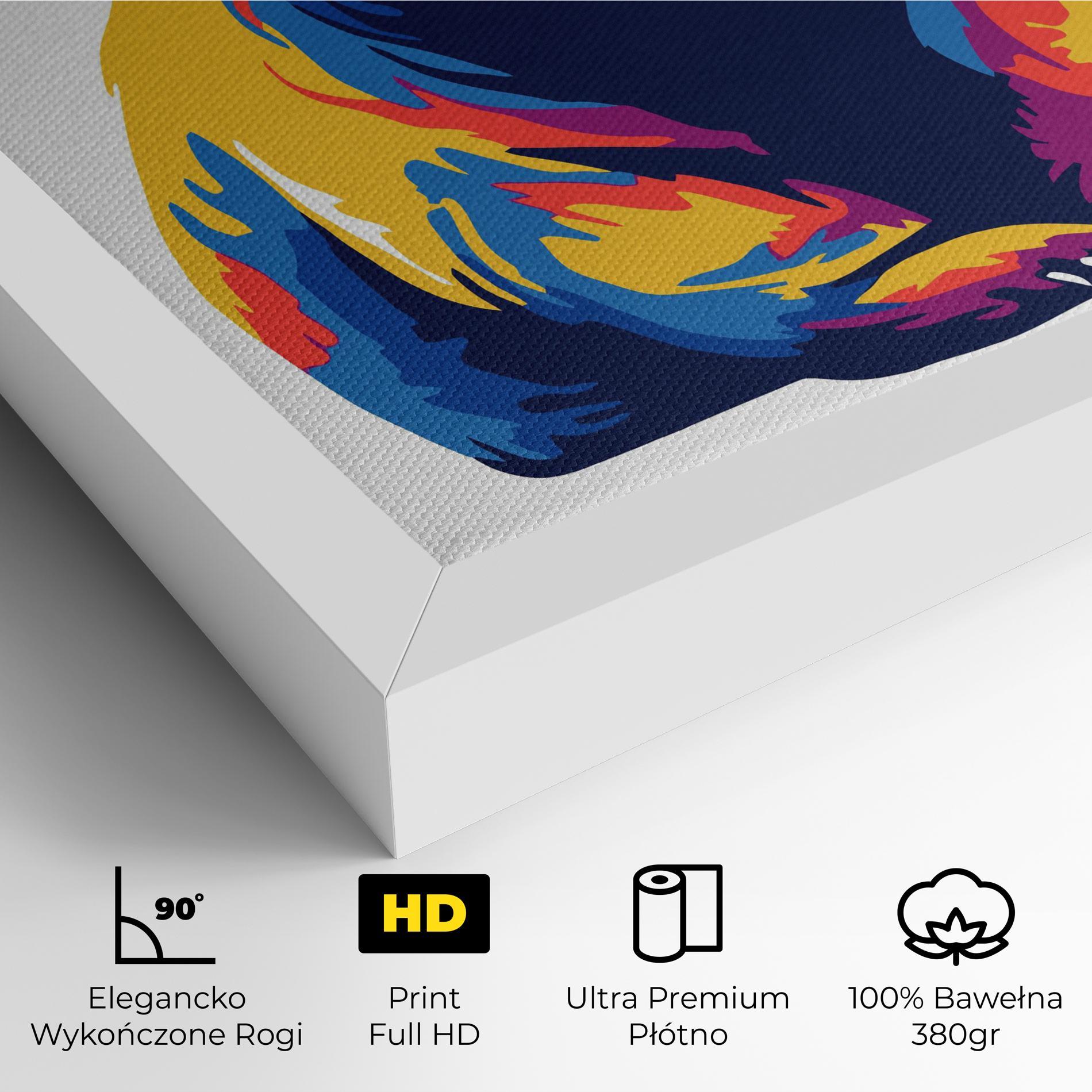 Obraz na Płótnie Cute Panda mockup 4