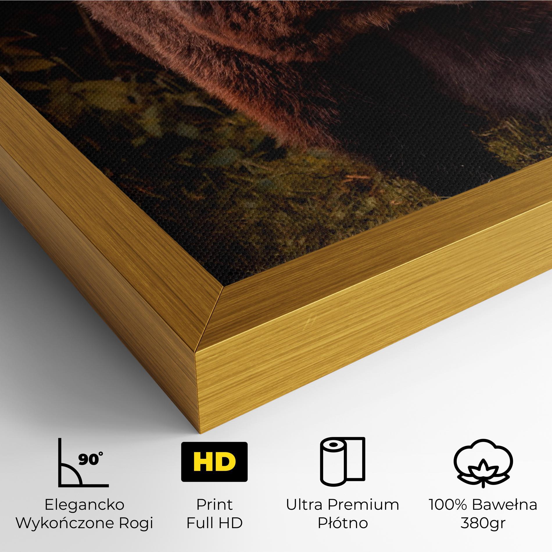 Obraz na Płótnie Brown Bear mockup 4