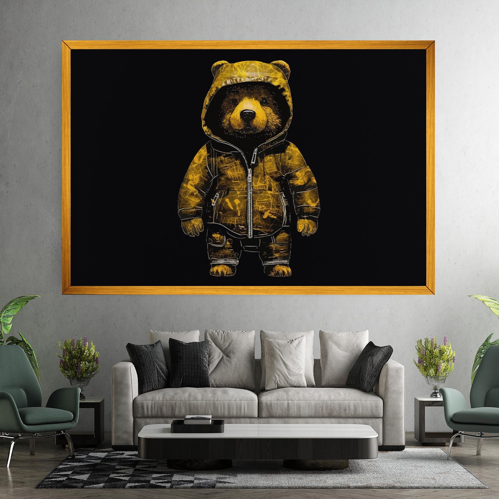 Obraz na Płótnie Yellow Bear mockup 7