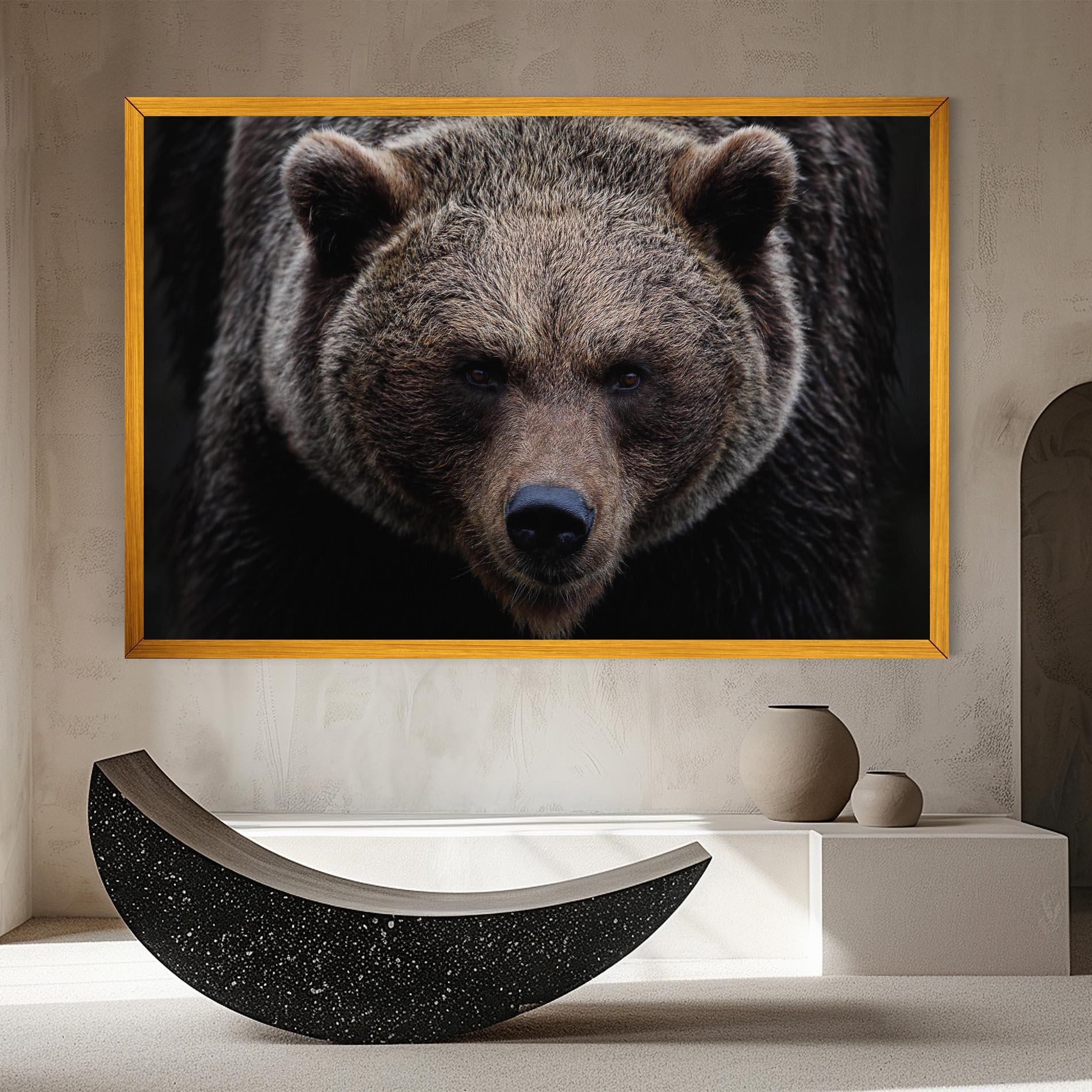 Obraz na Płótnie Brown Bear mockup 8