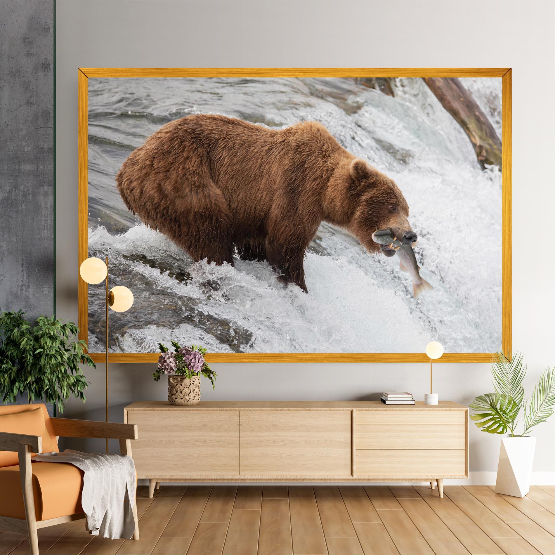 Obraz na Płótnie Bear Hunting mockup 9
