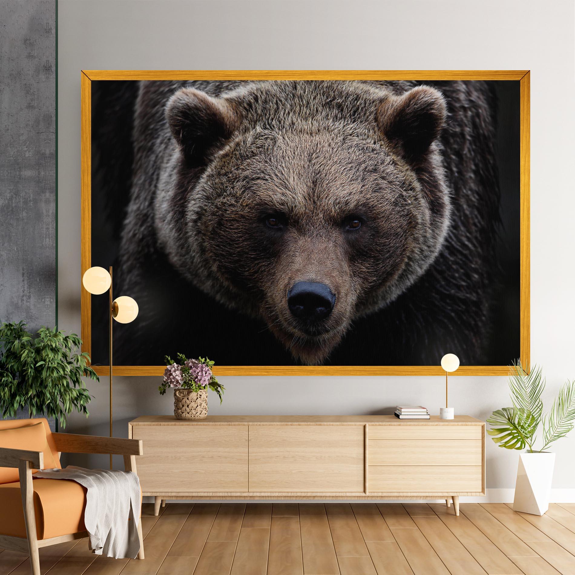 Obraz na Płótnie Brown Bear mockup 9