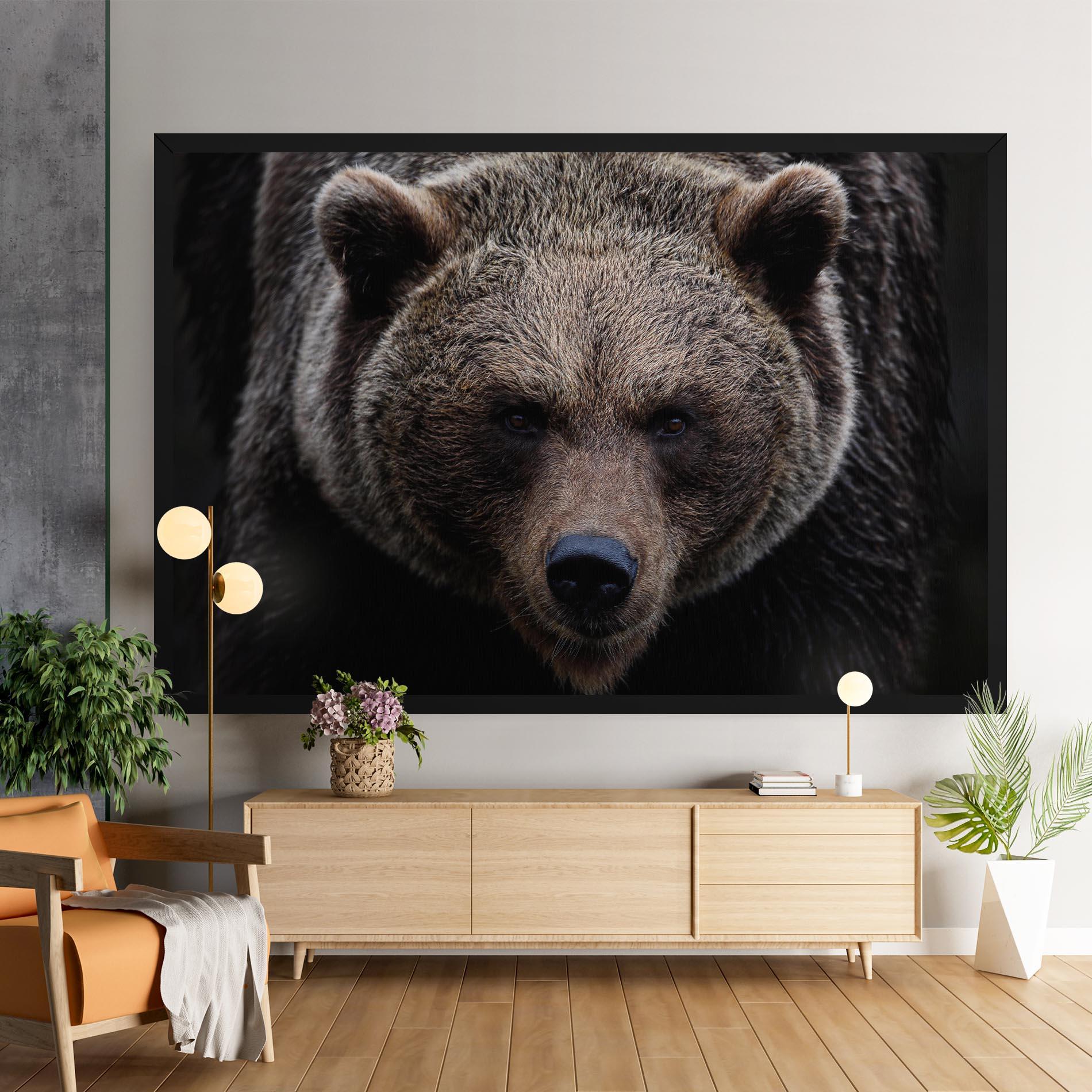 Obraz na Płótnie Brown Bear mockup 9