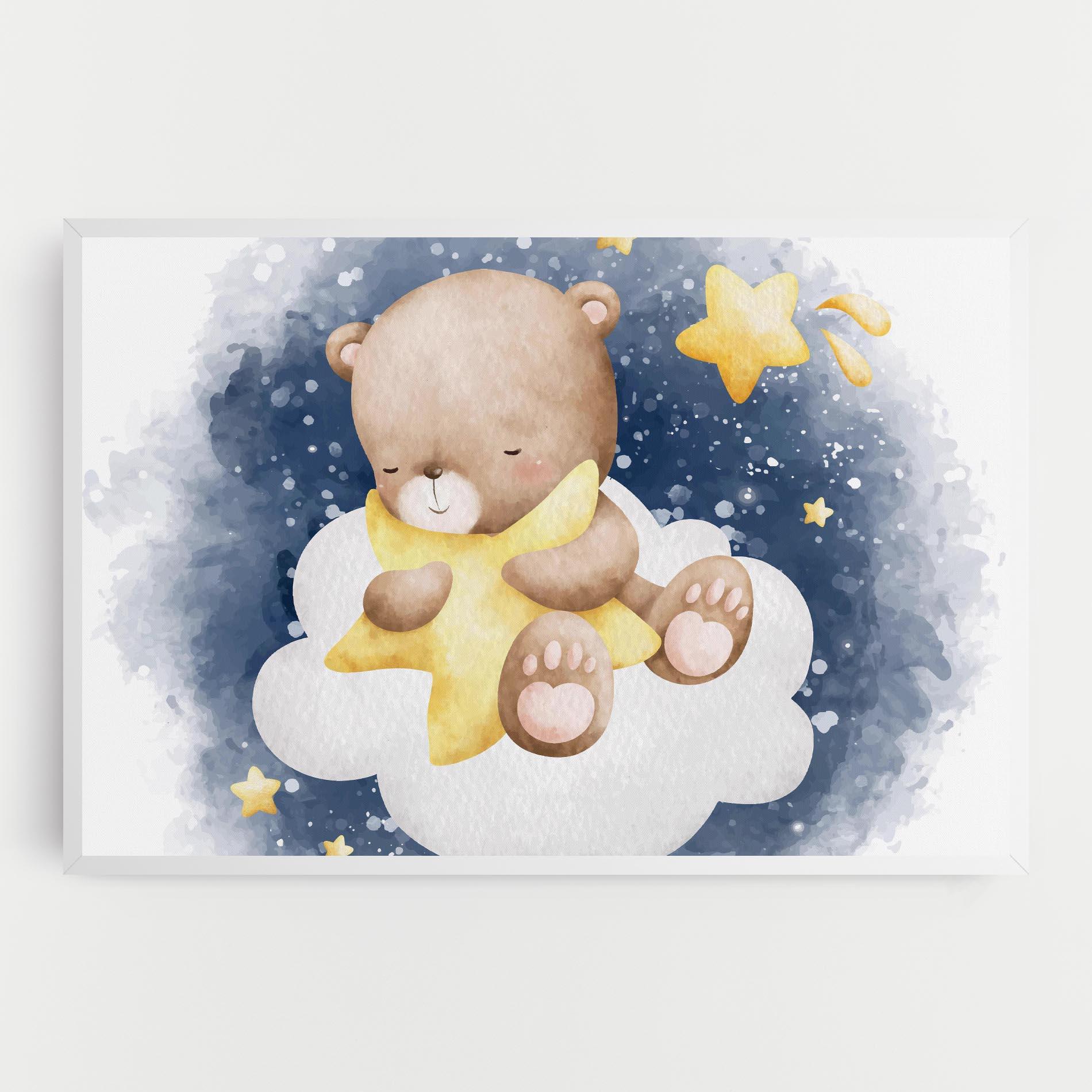 Obraz na Płótnie Bear Cloud Star mockup 0