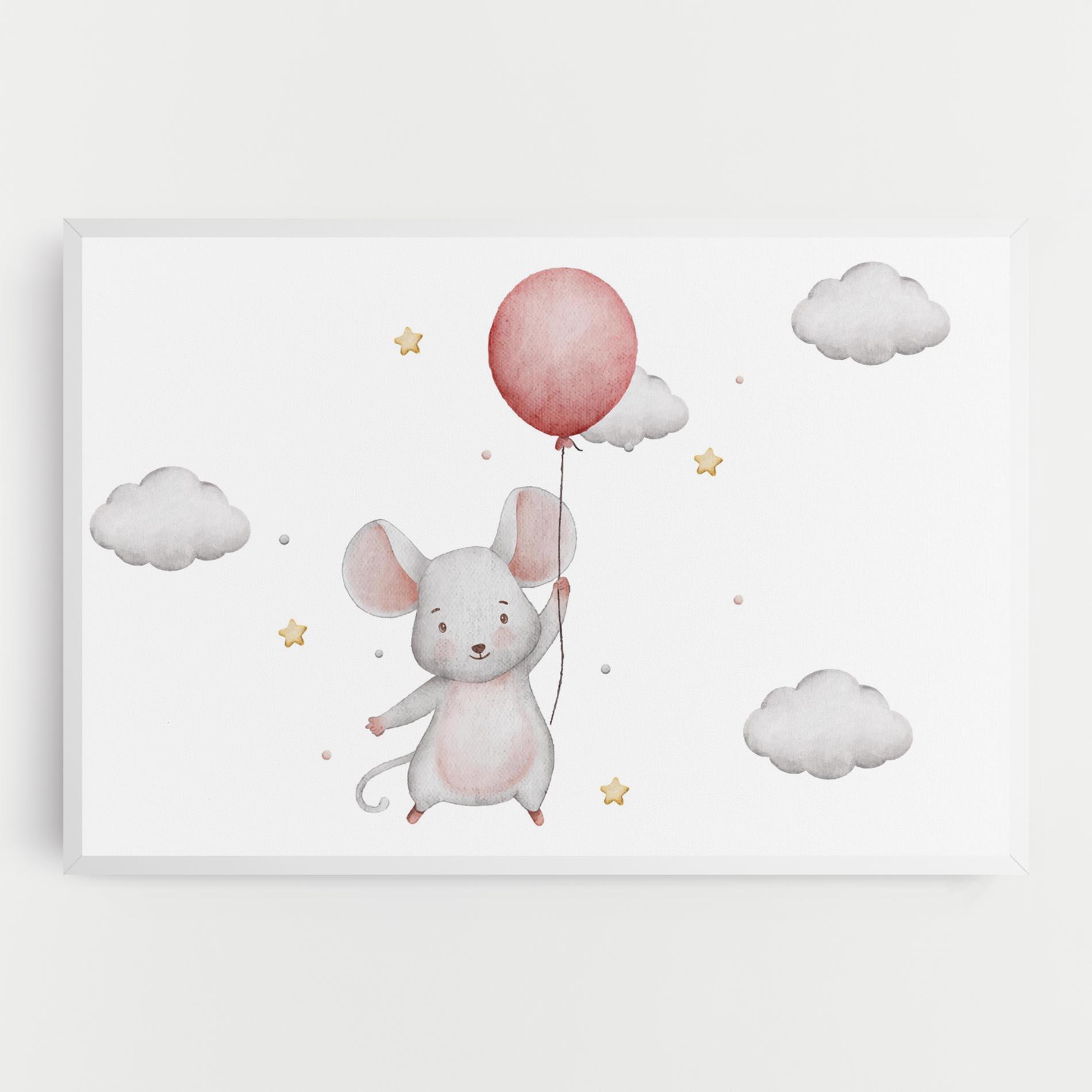 Obraz na Płótnie Mouse Balloon mockup 0