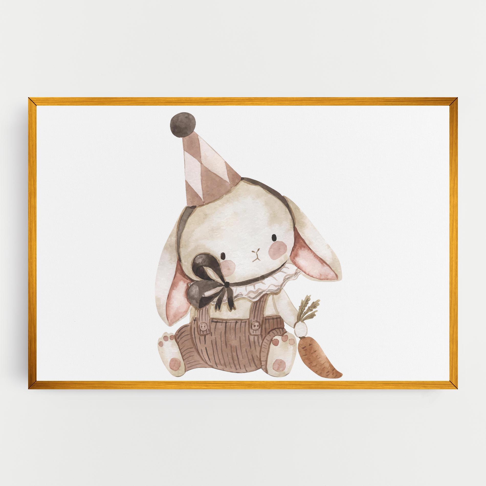 Obraz na Płótnie Baby Brown Rabbit mockup 0