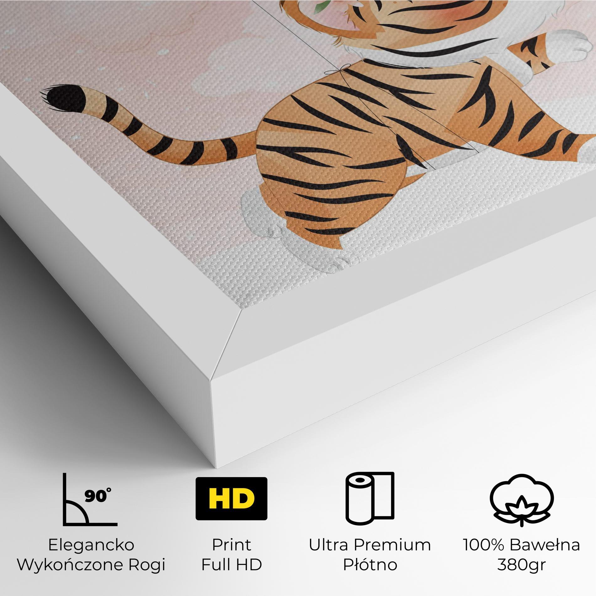 Obraz na Płótnie Baby Tiger Art mockup 4