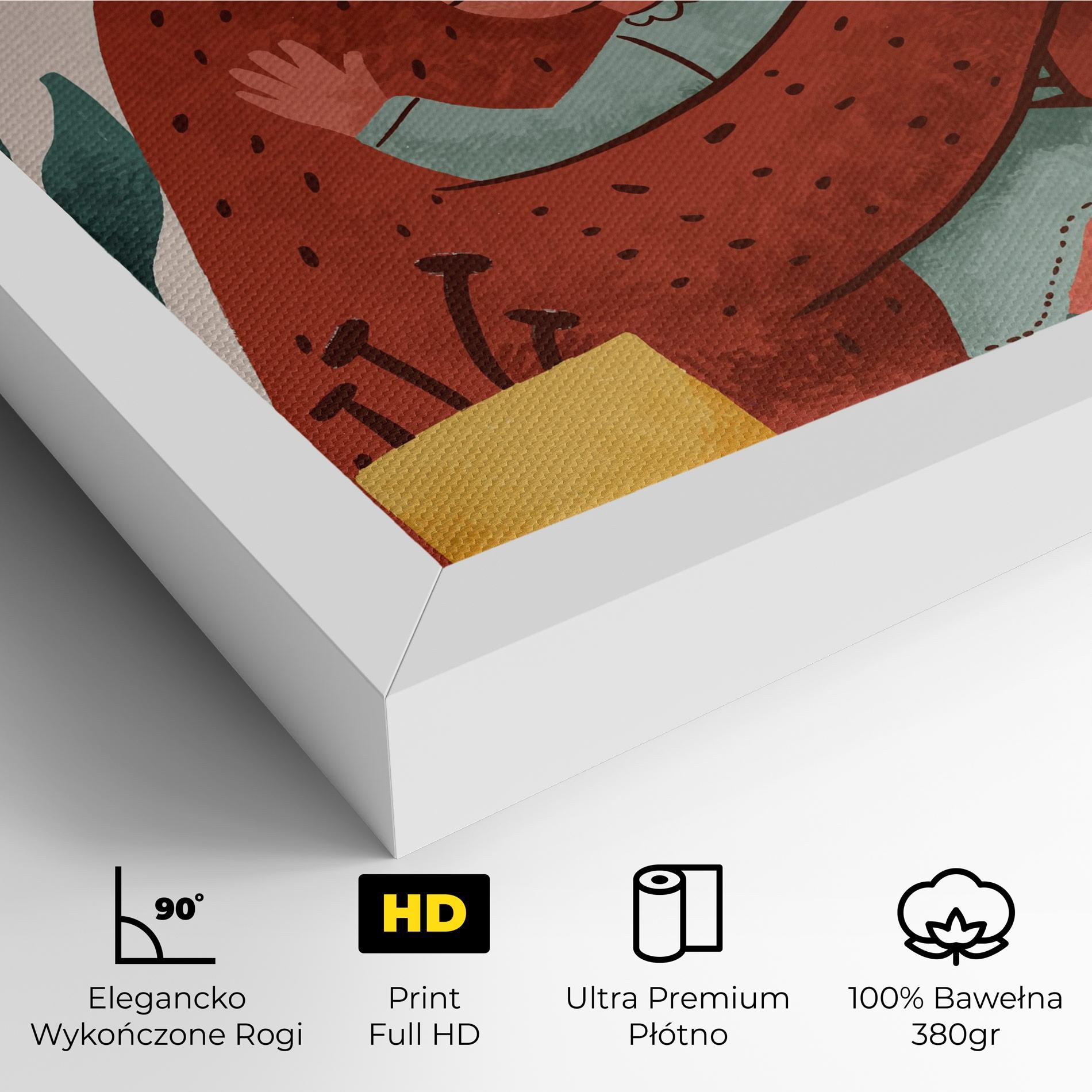 Obraz na Płótnie Bear Hug mockup 4