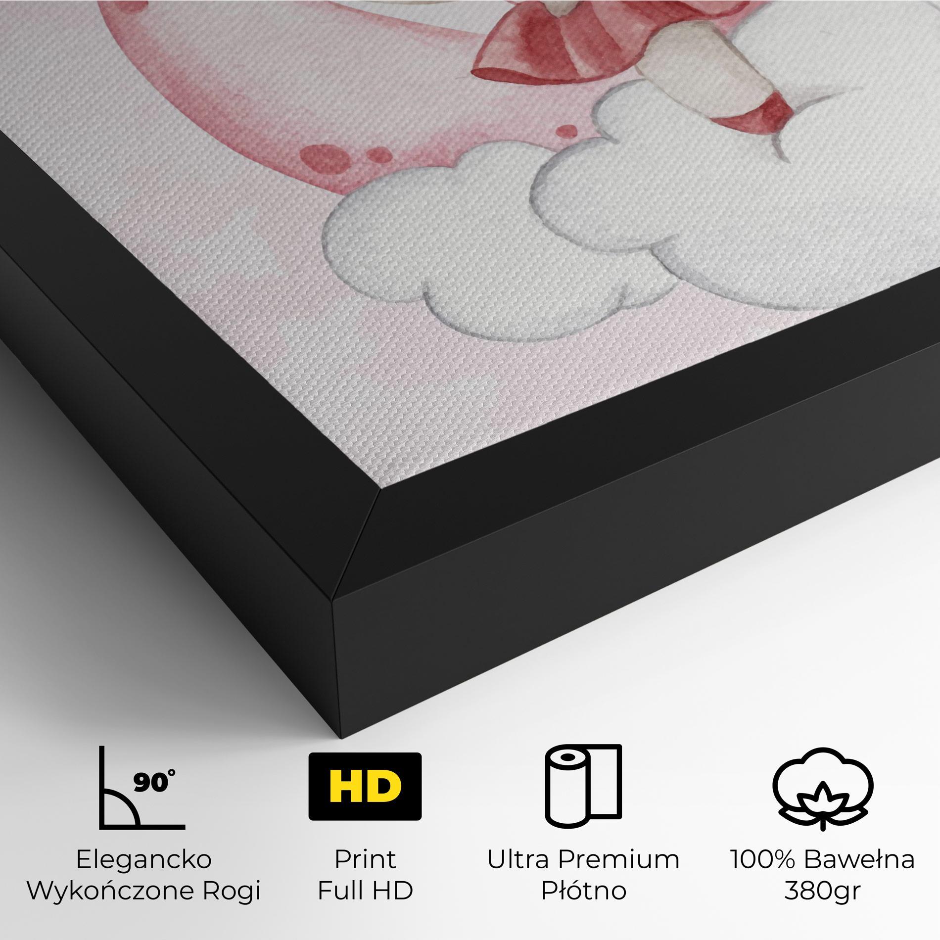 Obraz na Płótnie Ballerina Rabbit mockup 4